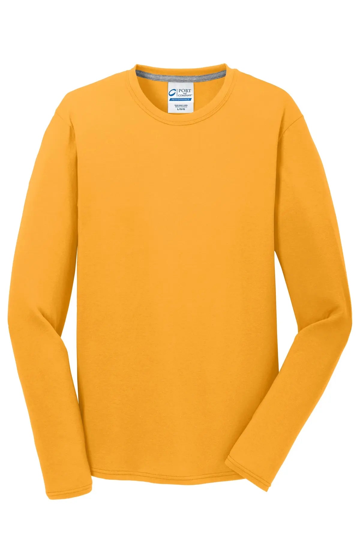 Port & Co™ Long Sleeve Performance Blend Tee #PC381LS