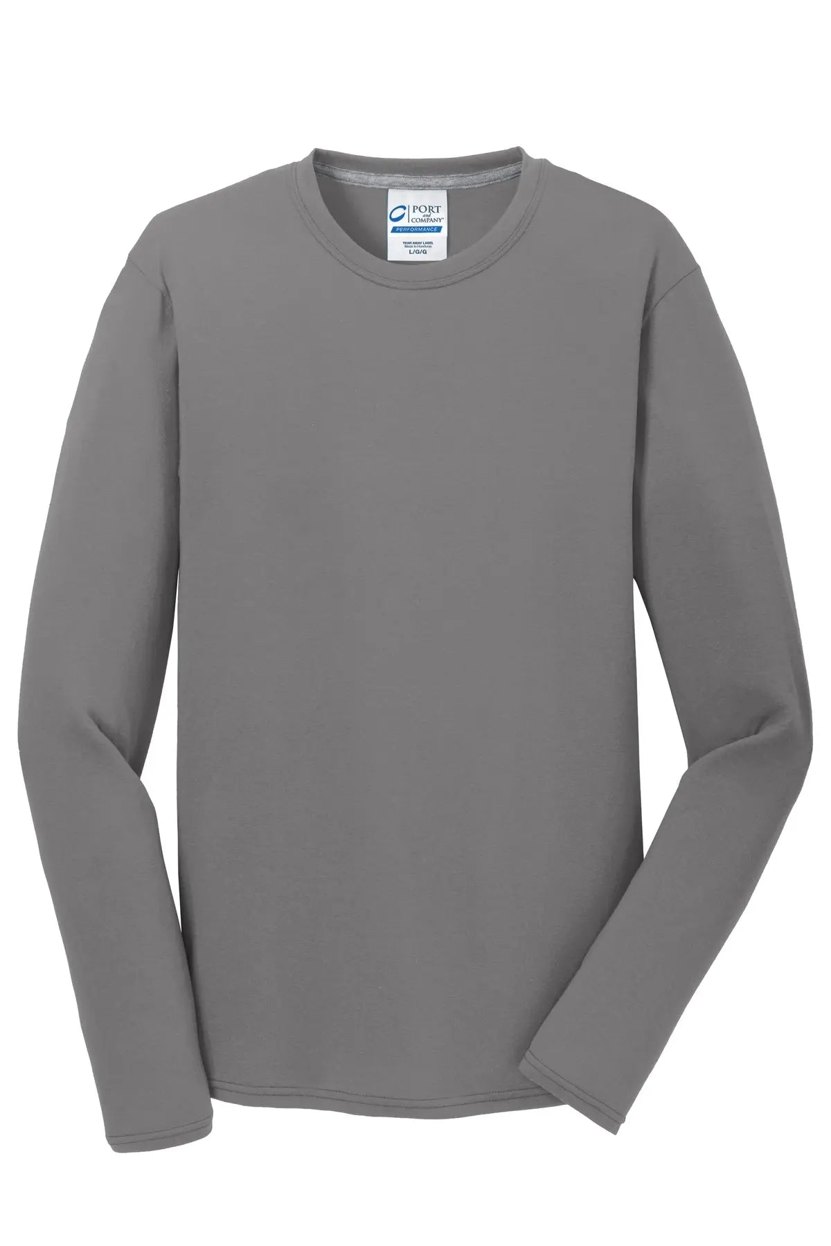 Port & Co™ Long Sleeve Performance Blend Tee #PC381LS