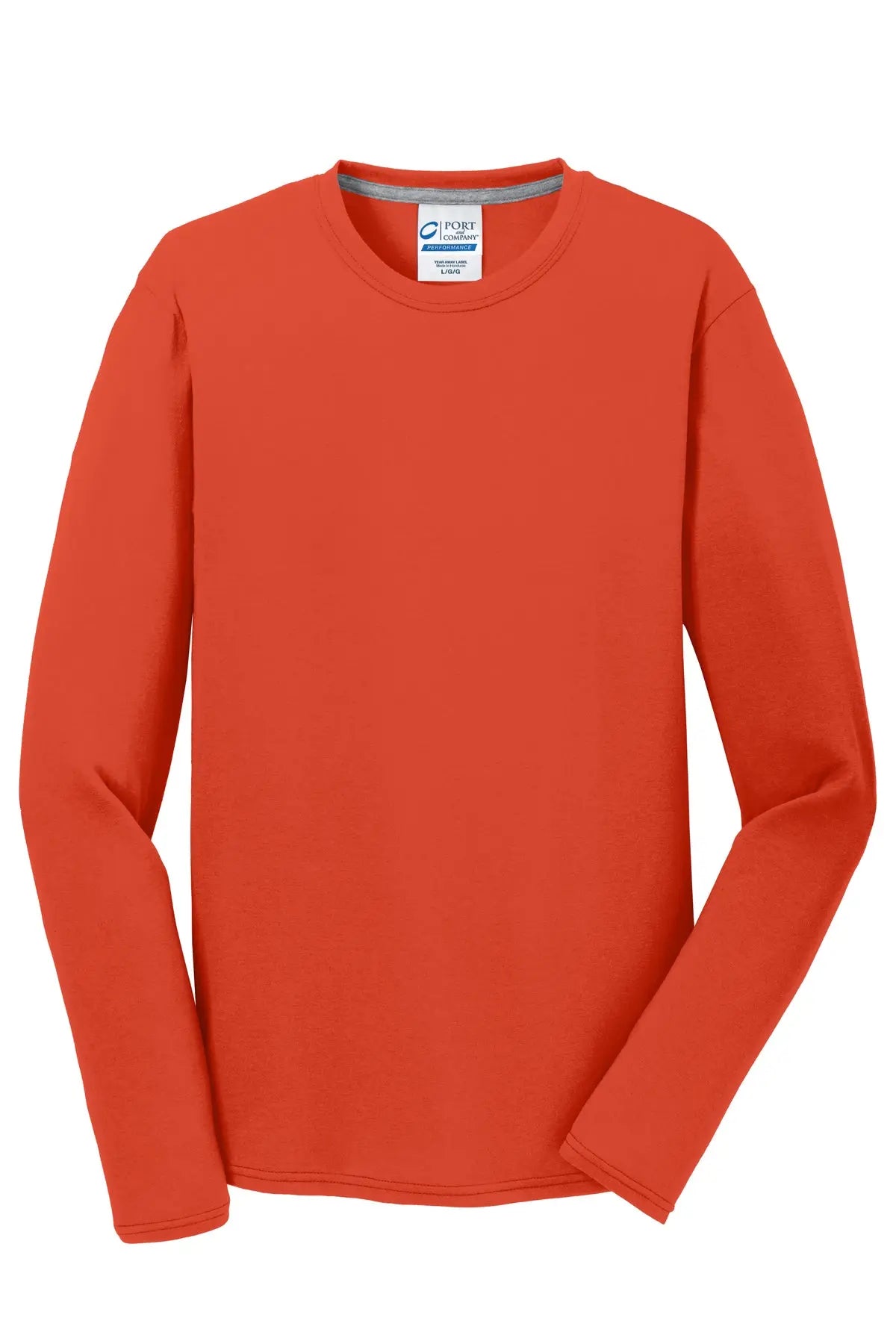 Port & Co™ Long Sleeve Performance Blend Tee #PC381LS