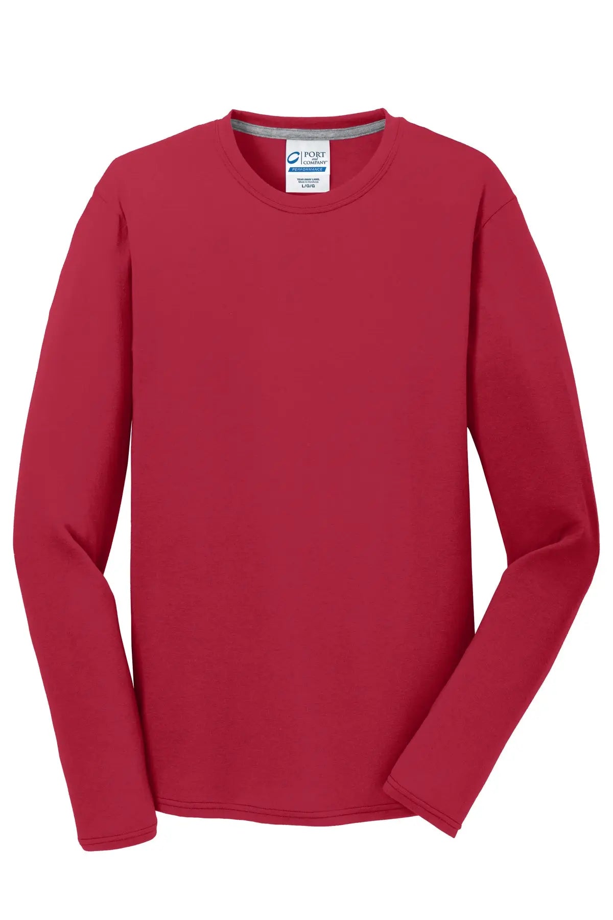 Port & Co™ Long Sleeve Performance Blend Tee #PC381LS