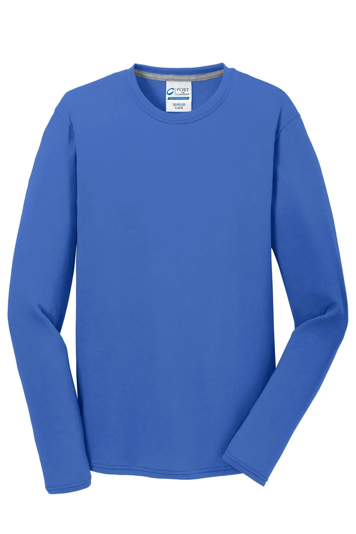Port & Co™ Long Sleeve Performance Blend Tee #PC381LS