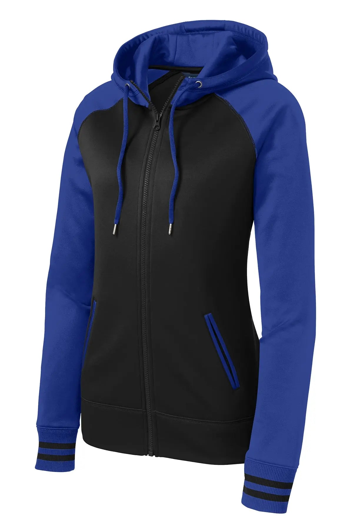 Sport-Tek® Women's Sport-Wick® Varsity Fleece Full-Zip Hooded Jacket #LST236