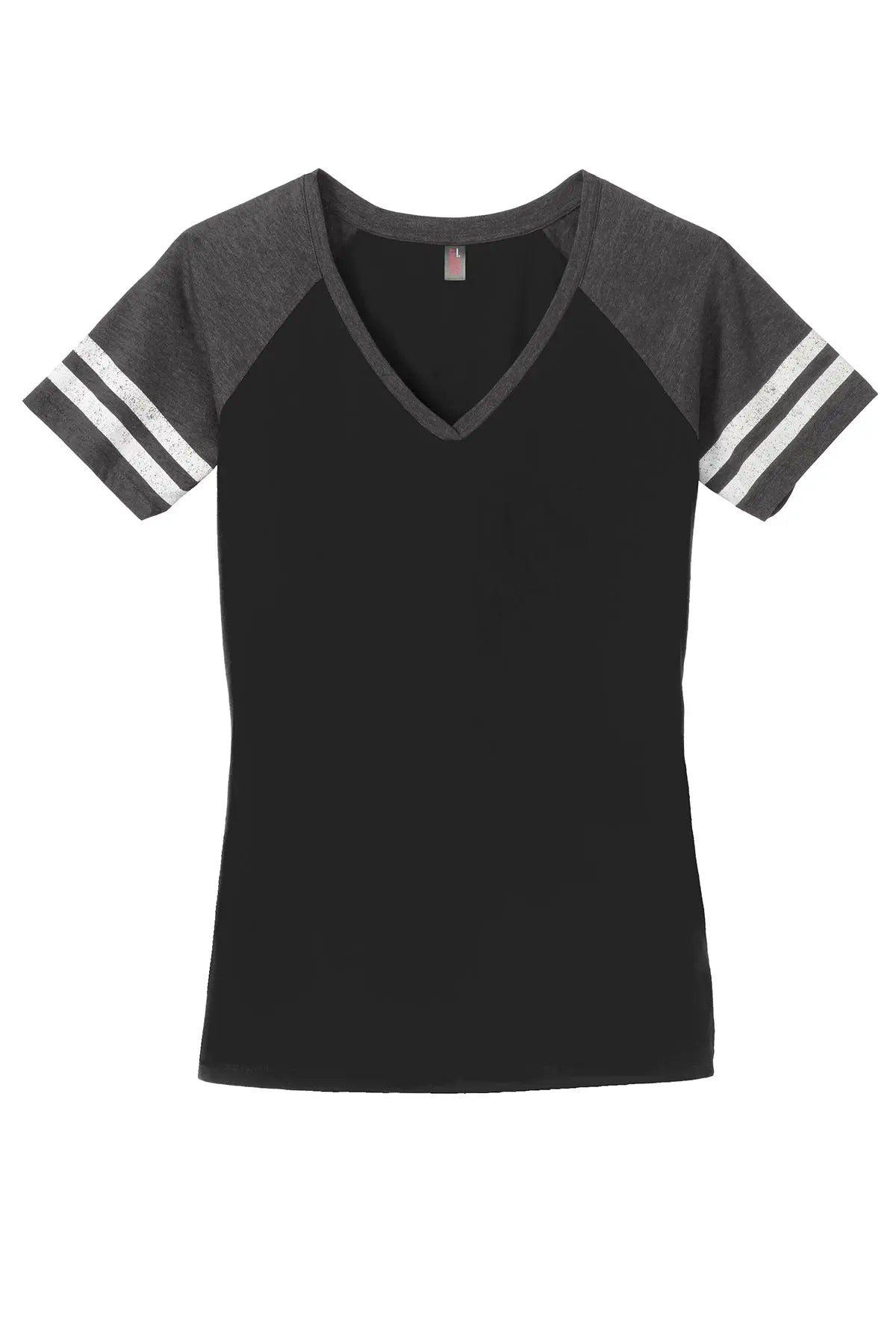 District® Women’s Game V-Neck Tee #DM476