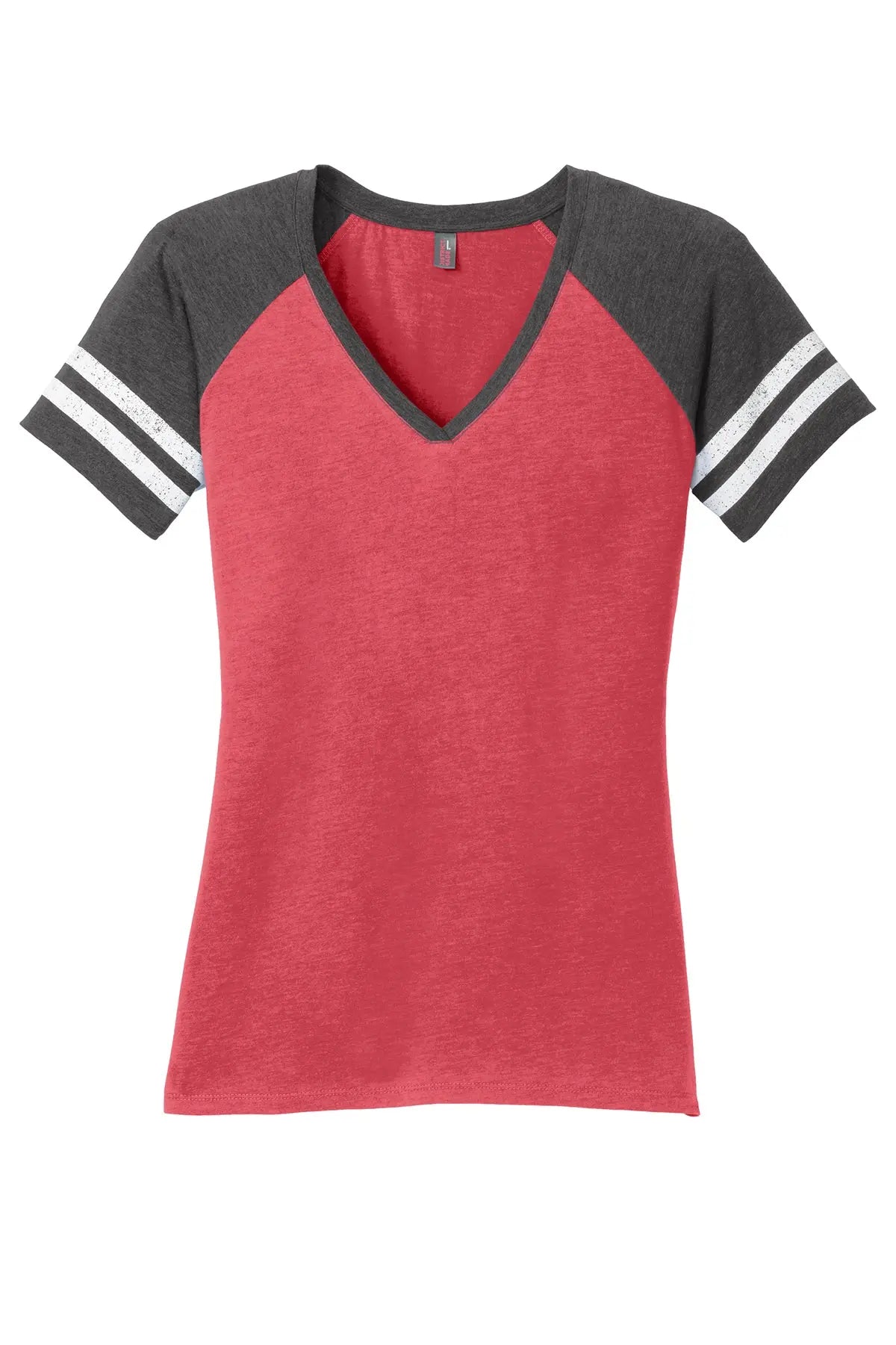 District® Women’s Game V-Neck Tee #DM476