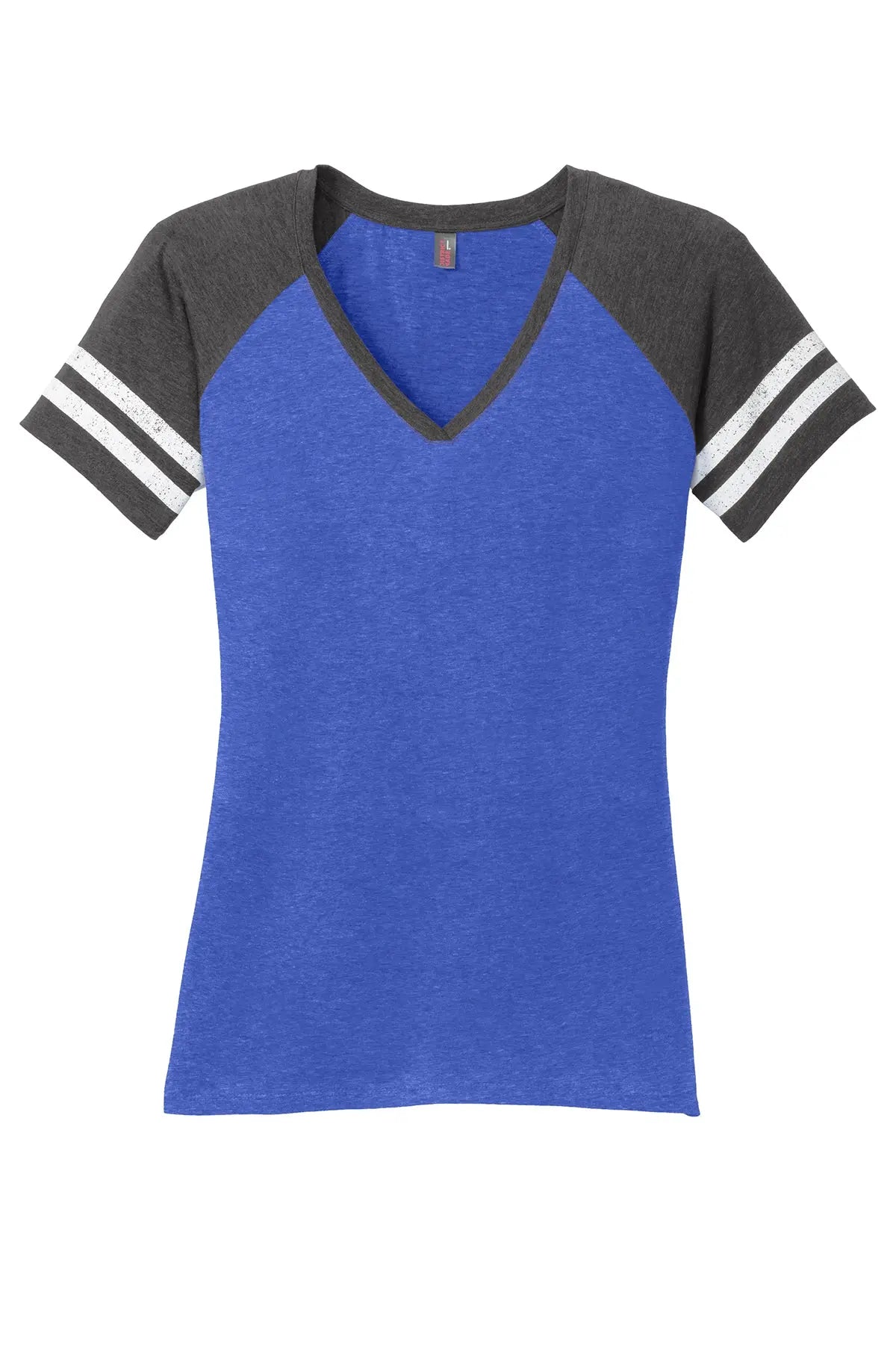 District® Women’s Game V-Neck Tee #DM476