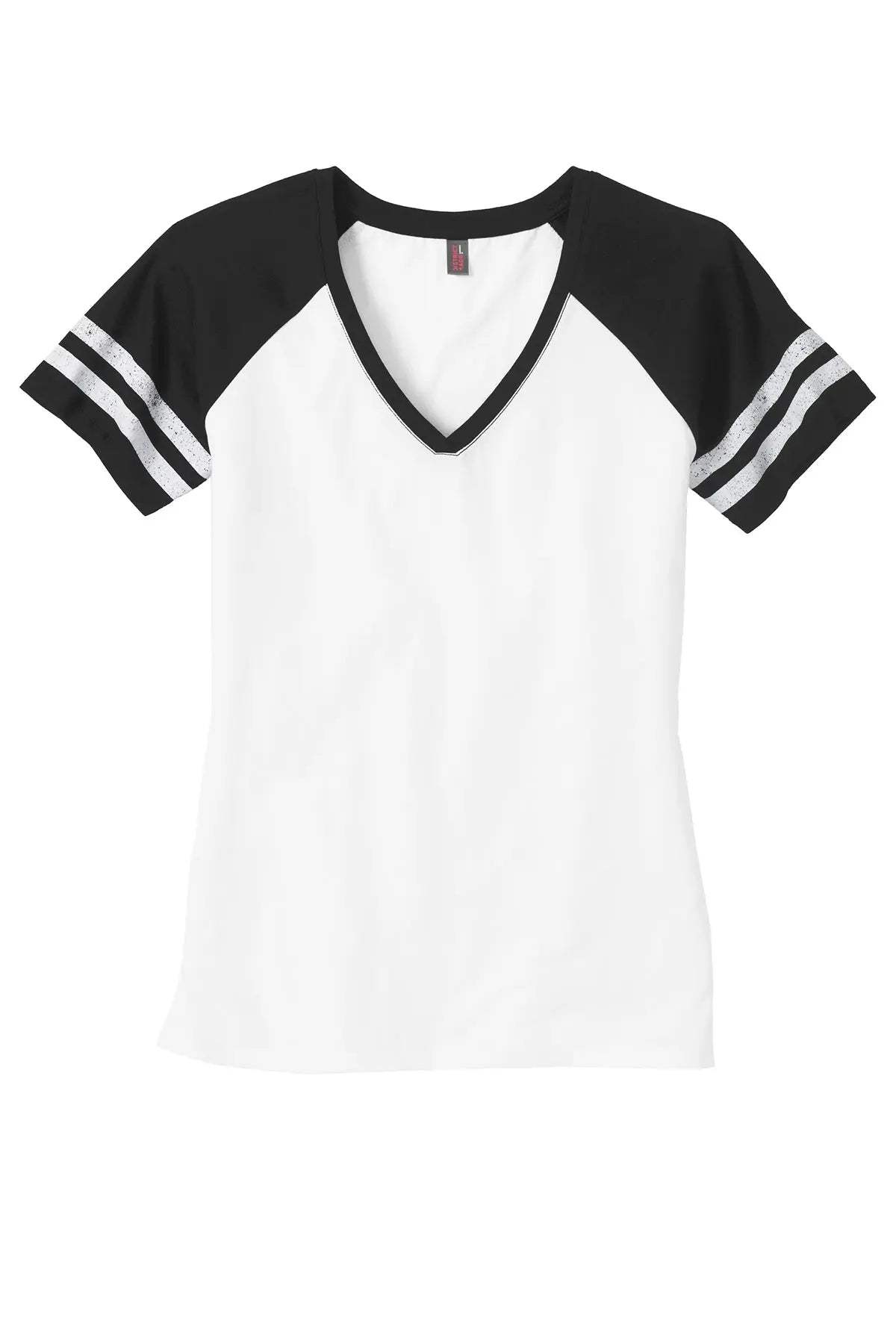 District® Women’s Game V-Neck Tee #DM476