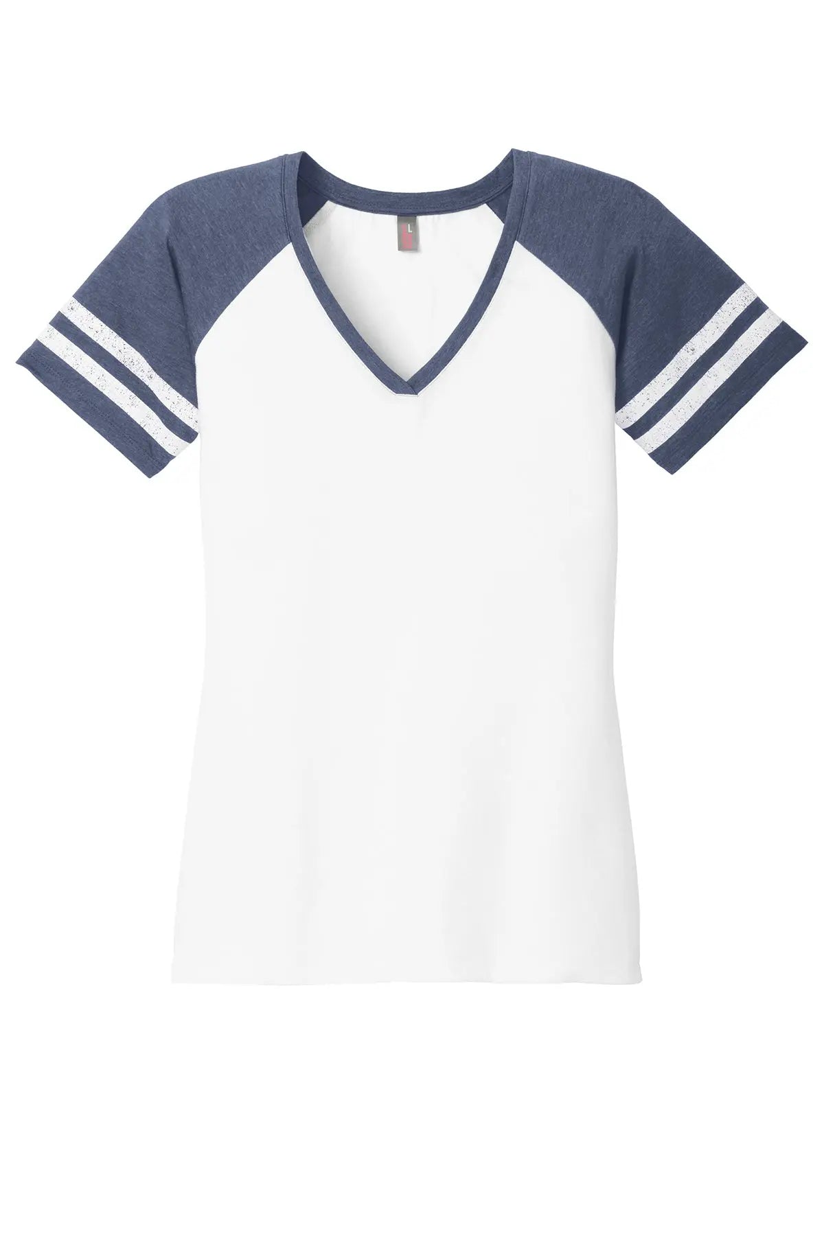 District® Women’s Game V-Neck Tee #DM476