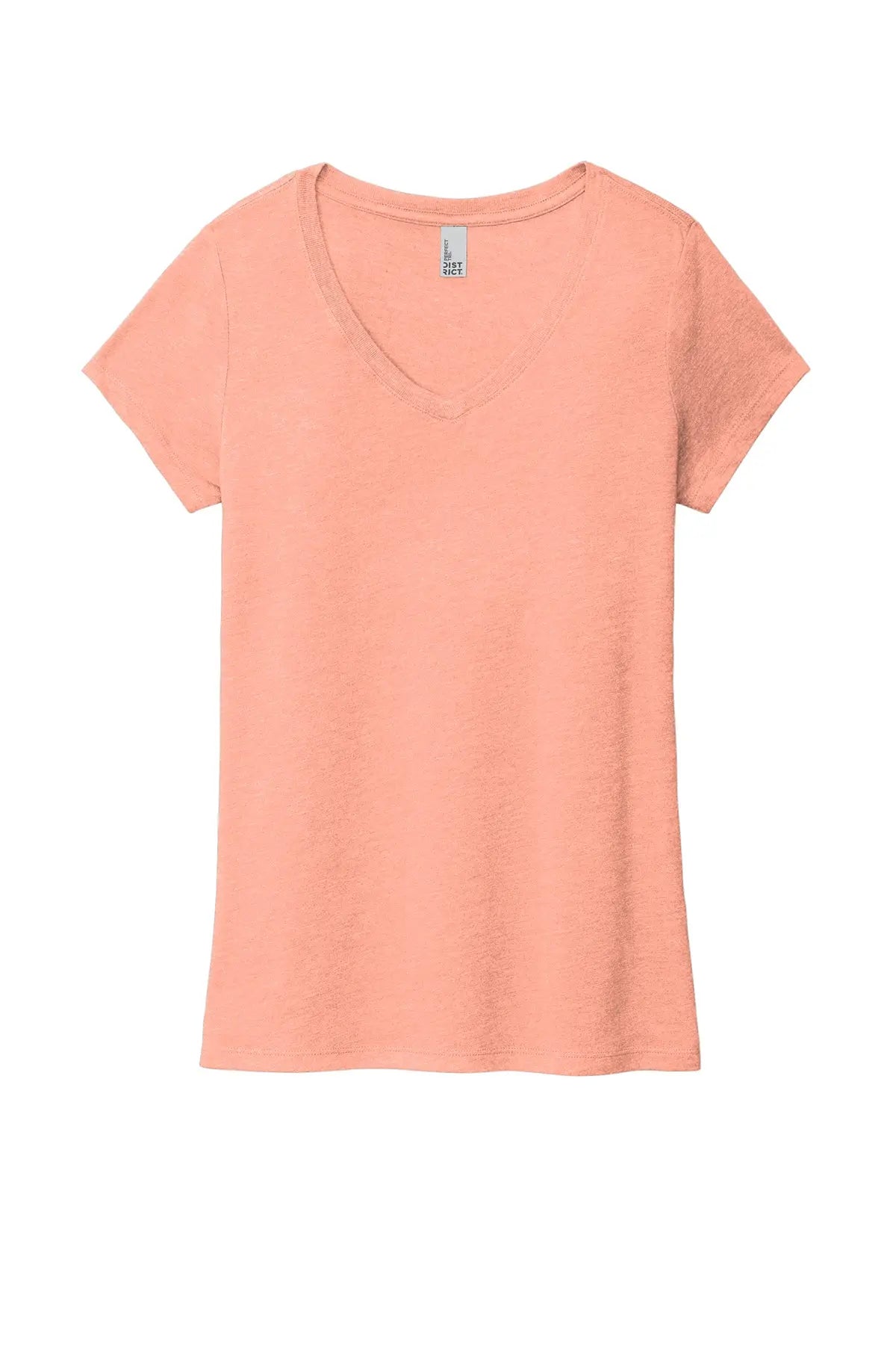 District® Women’s Perfect Tri® V-Neck Tee #DM1350L