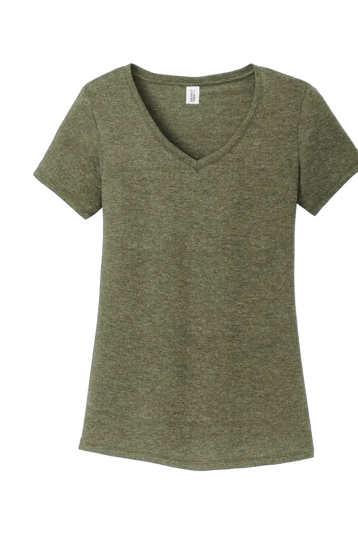 District® Women’s Perfect Tri® V-Neck Tee #DM1350L