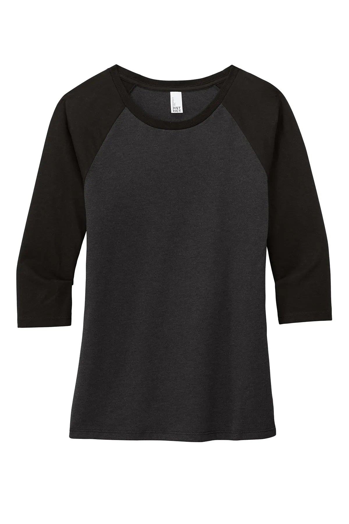 District® Women’s Perfect Tri® 3/4-Sleeve Raglan #DM136L