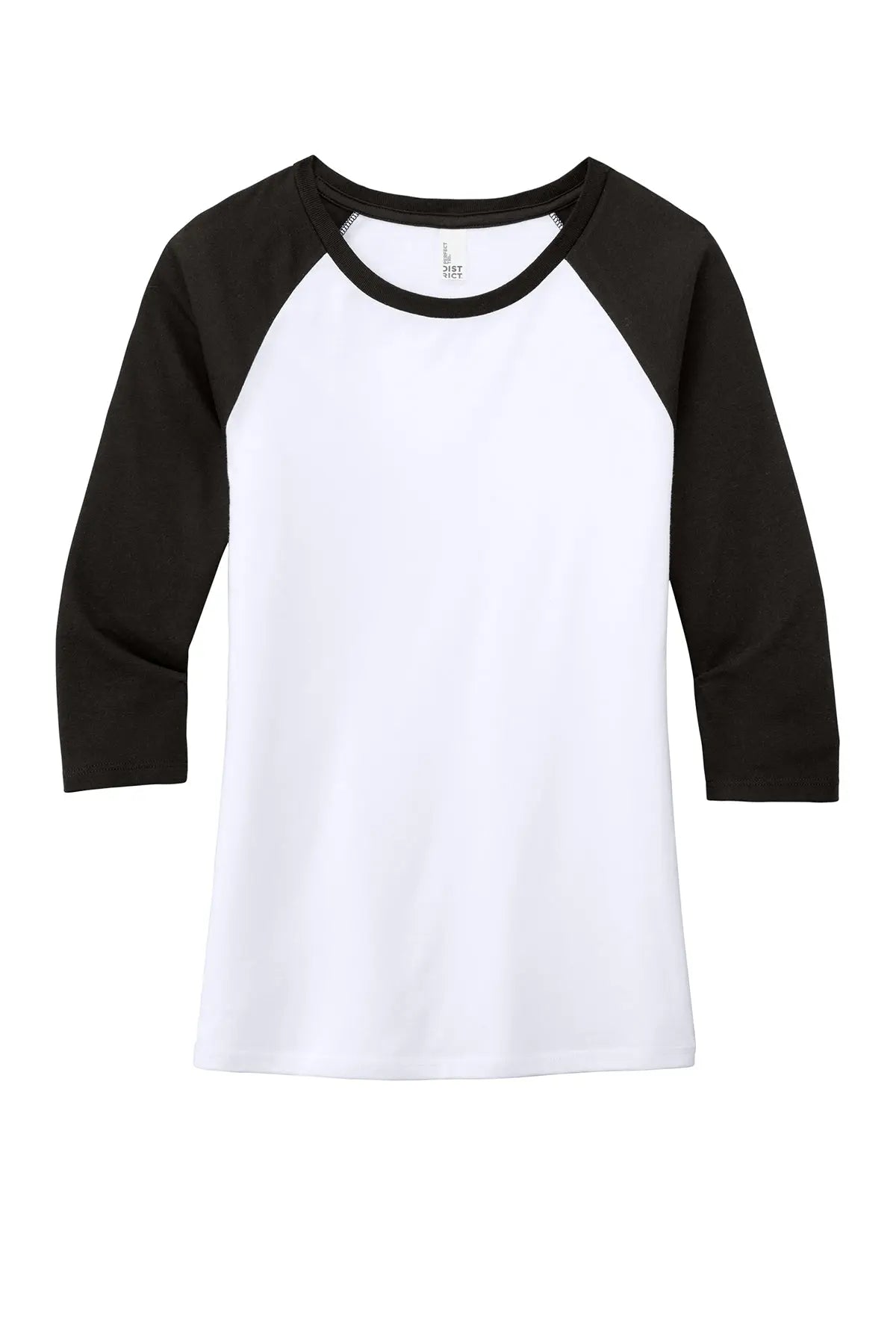 District® Women’s Perfect Tri® 3/4-Sleeve Raglan #DM136L
