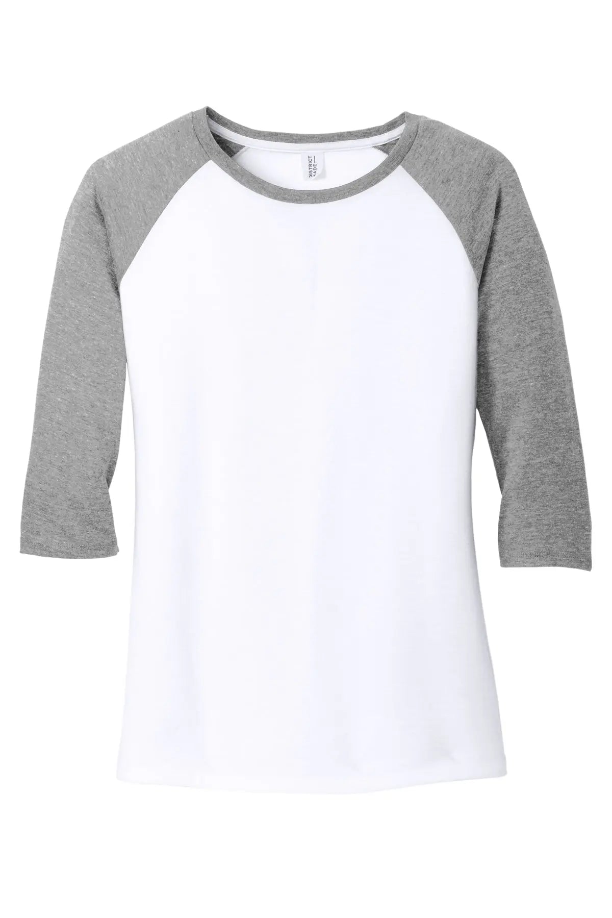 District® Women’s Perfect Tri® 3/4-Sleeve Raglan #DM136L