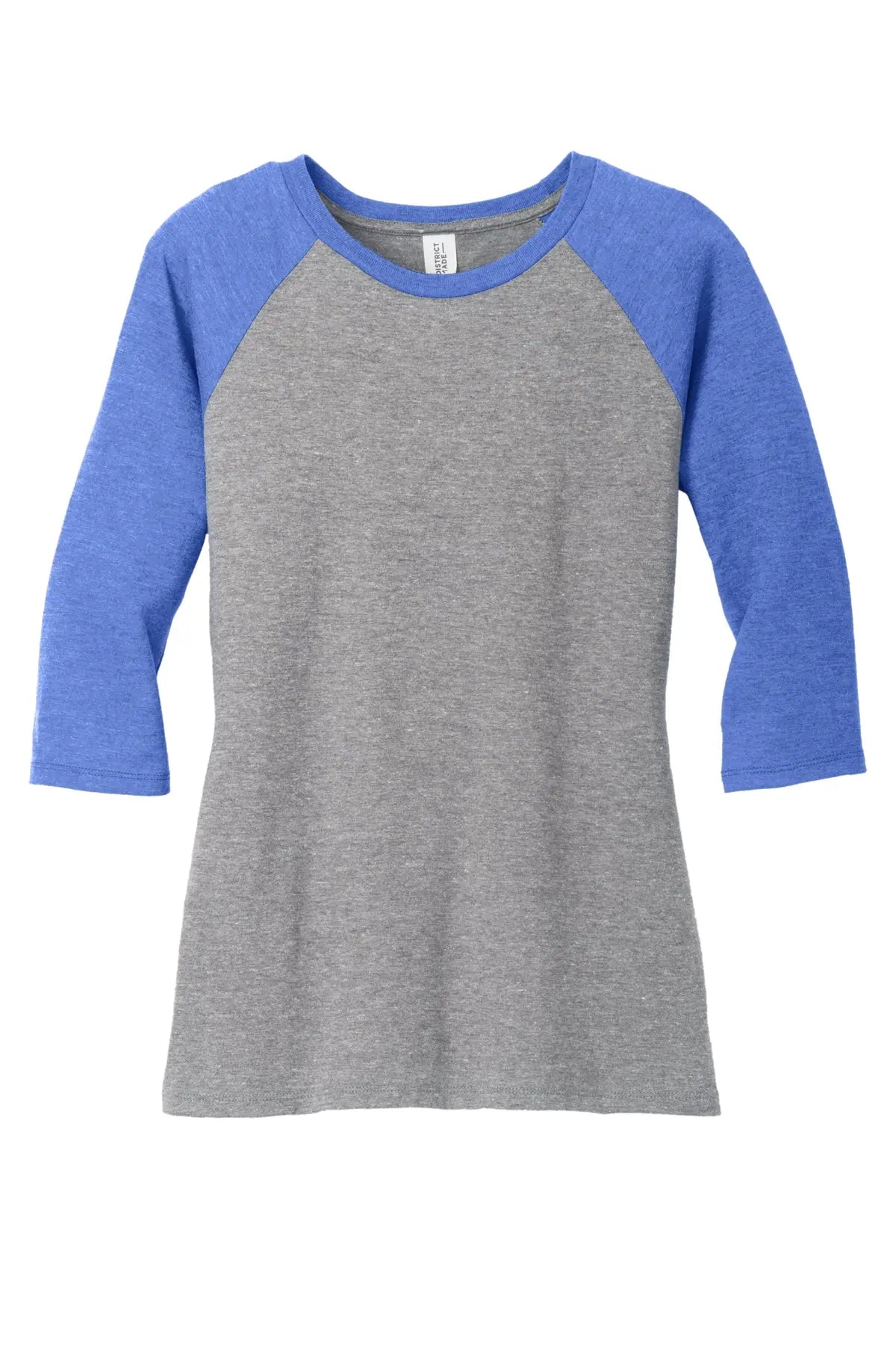 District® Women’s Perfect Tri® 3/4-Sleeve Raglan #DM136L