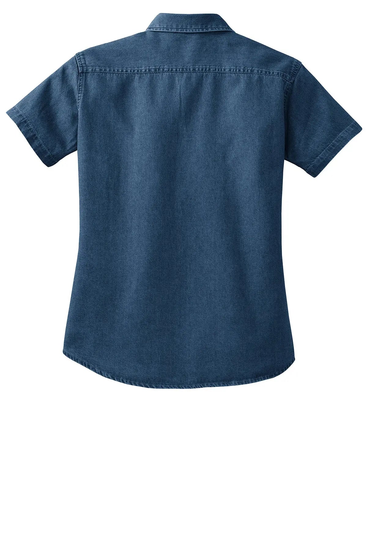 Port & Co™ Women's Short Sleeve Value Denim Shirt #LSP11