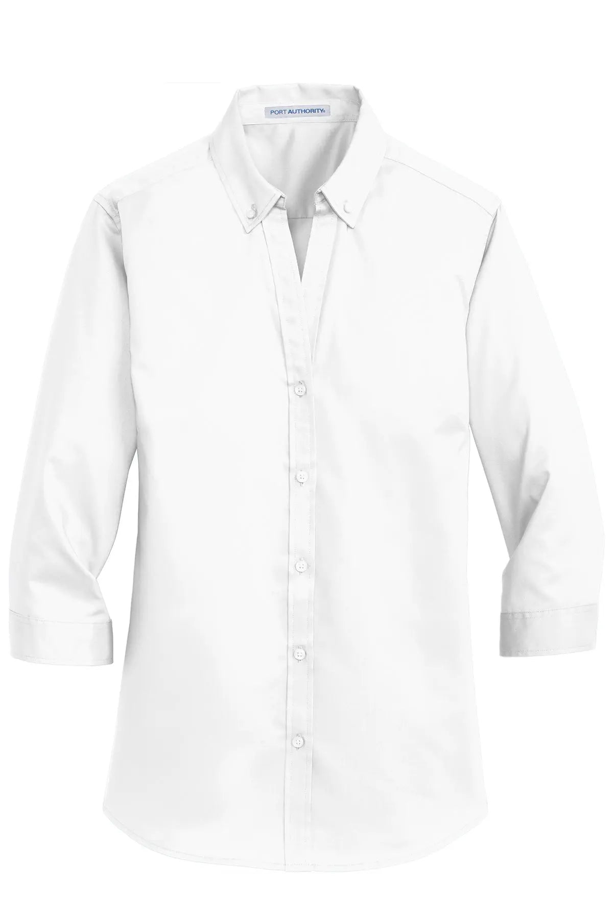 Port Authority® Women's 3/4-Sleeve SuperPro™ Twill Shirt #L665