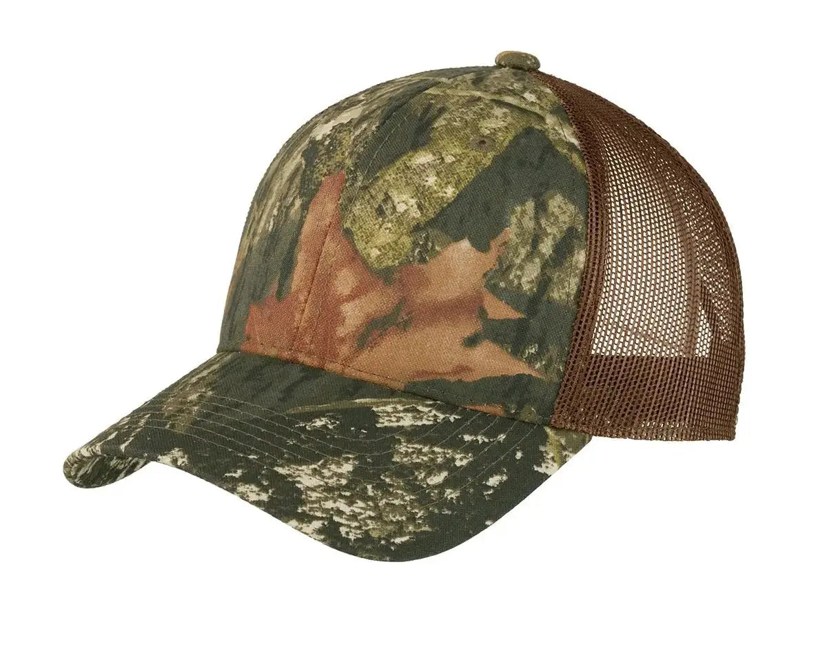 Port Authority® Structured Camouflage Mesh Back Cap #C930 Game Over Merch