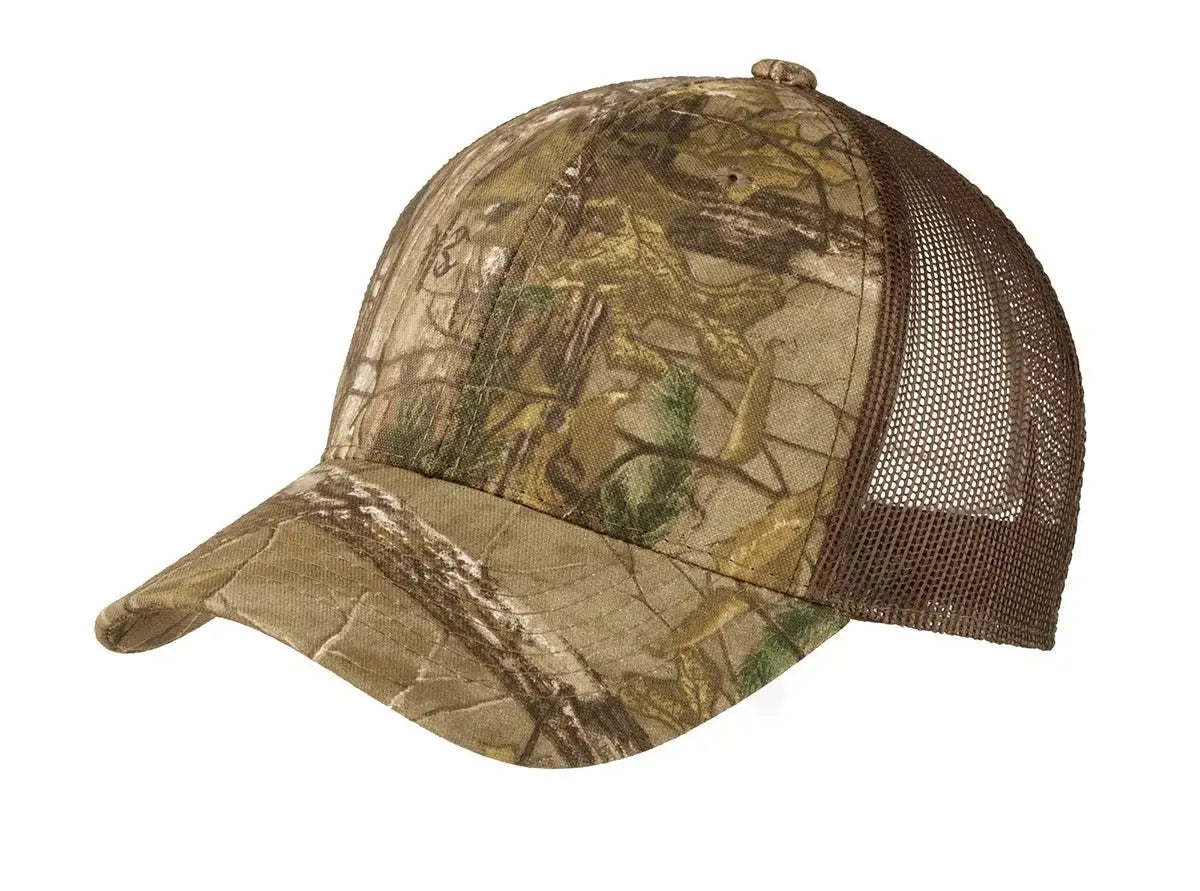 Port Authority® Structured Camouflage Mesh Back Cap #C930 Game Over Merch
