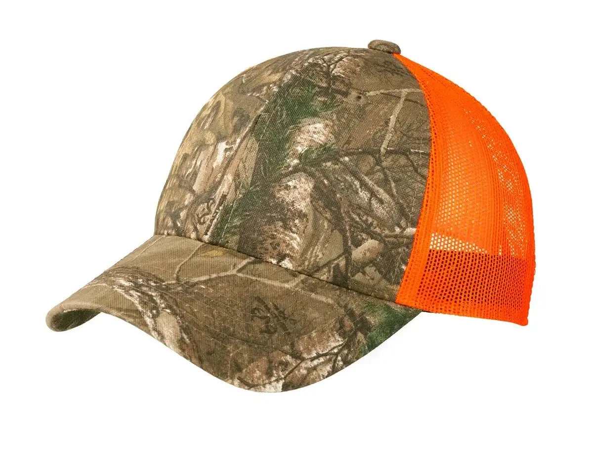 Port Authority® Structured Camouflage Mesh Back Cap #C930 Game Over Merch