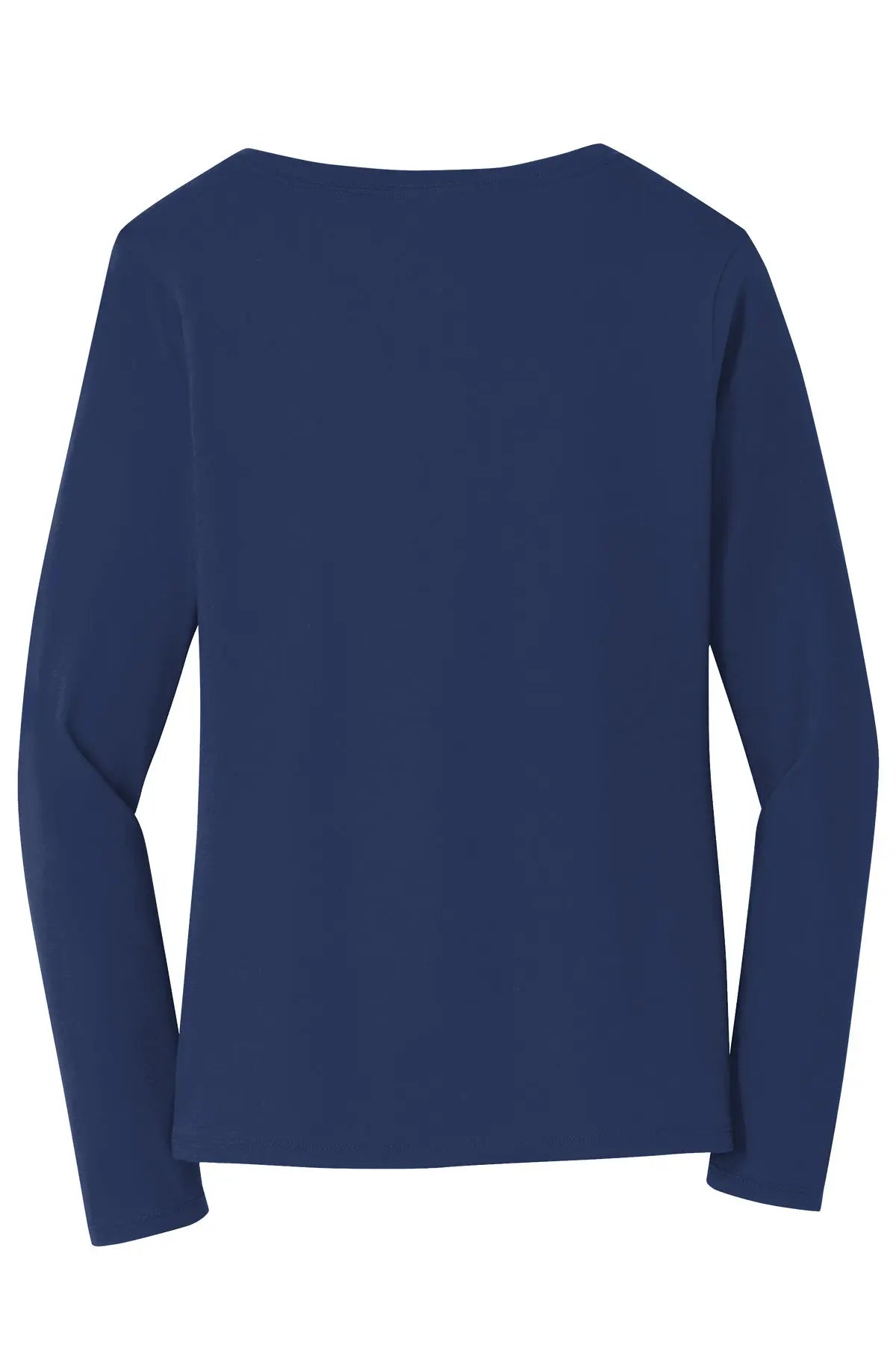 Port & Co™ Women's Long Sleeve Fan Favorite™ V-Neck Tee #LPC450VLS