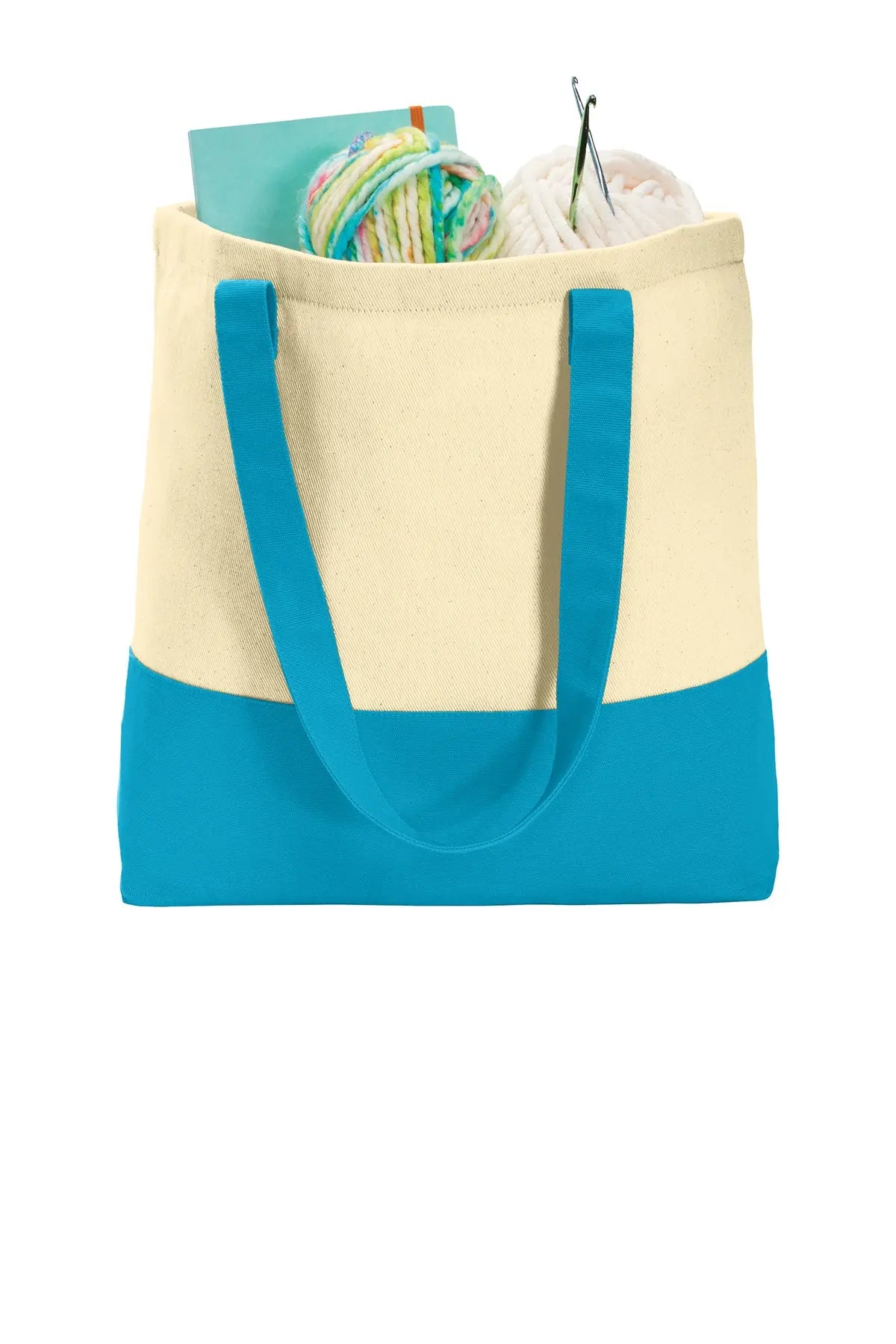 Port Authority® Colorblock Cotton Tote #BG414 Game Over Merch