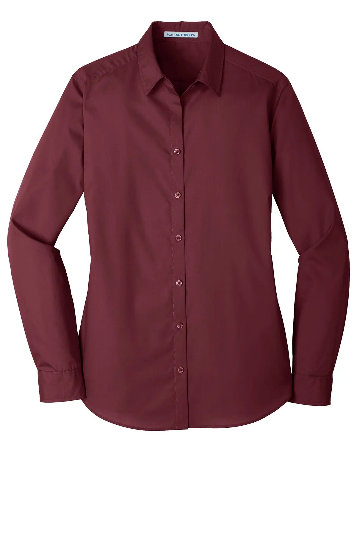 Port Authority® Women's Long Sleeve Carefree Poplin Shirt #LW100