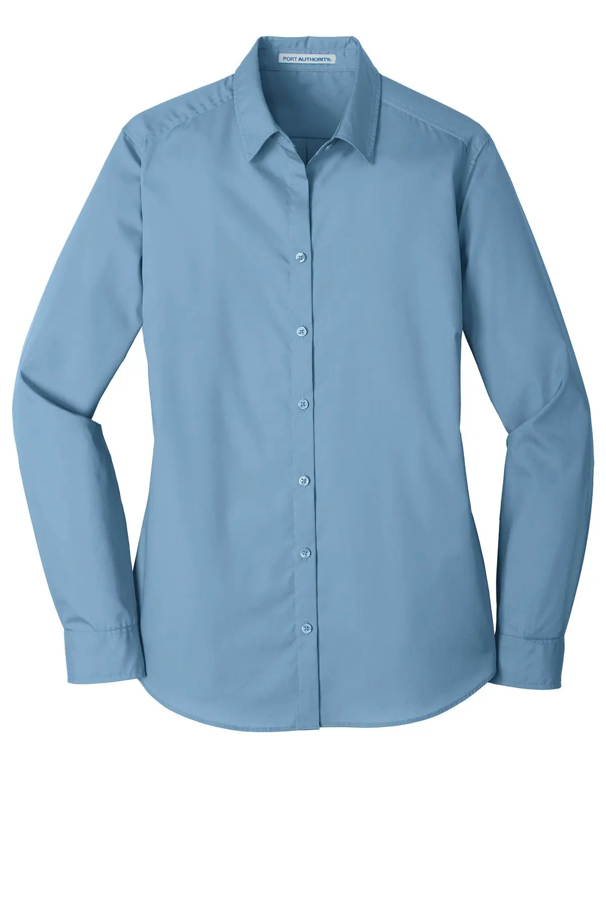 Port Authority® Women's Long Sleeve Carefree Poplin Shirt #LW100