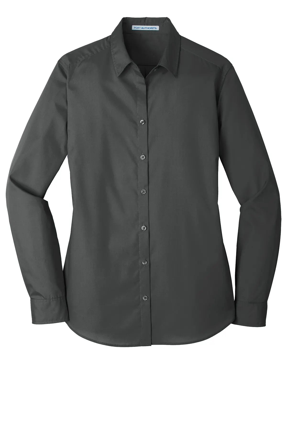 Port Authority® Women's Long Sleeve Carefree Poplin Shirt #LW100