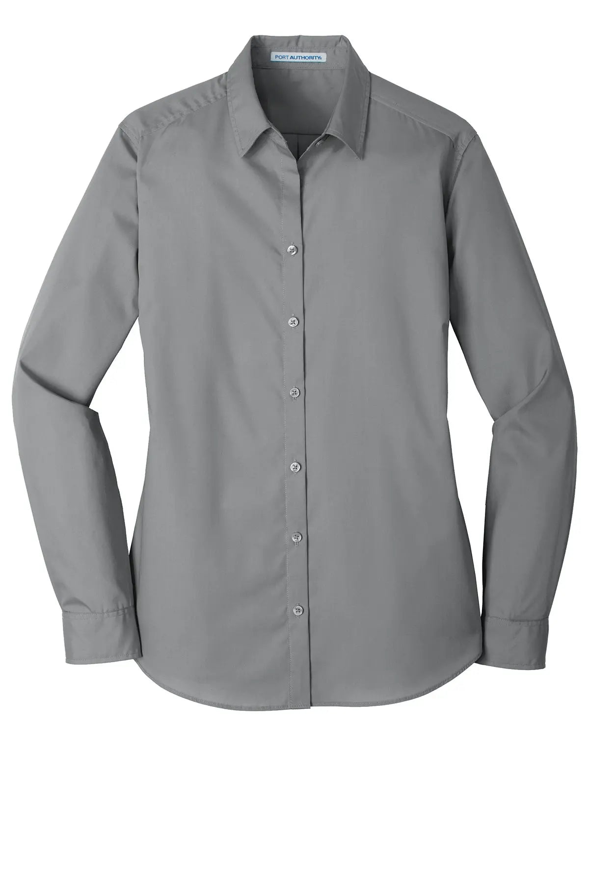 Port Authority® Women's Long Sleeve Carefree Poplin Shirt #LW100