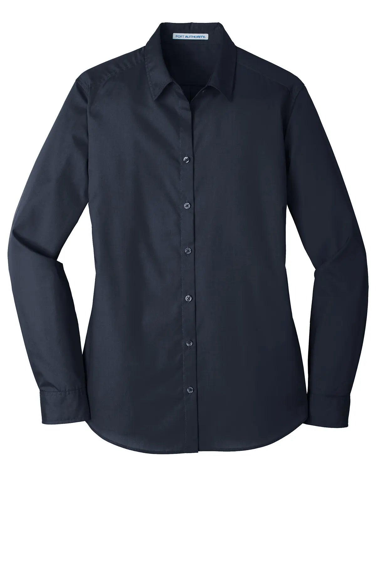 Port Authority® Women's Long Sleeve Carefree Poplin Shirt #LW100