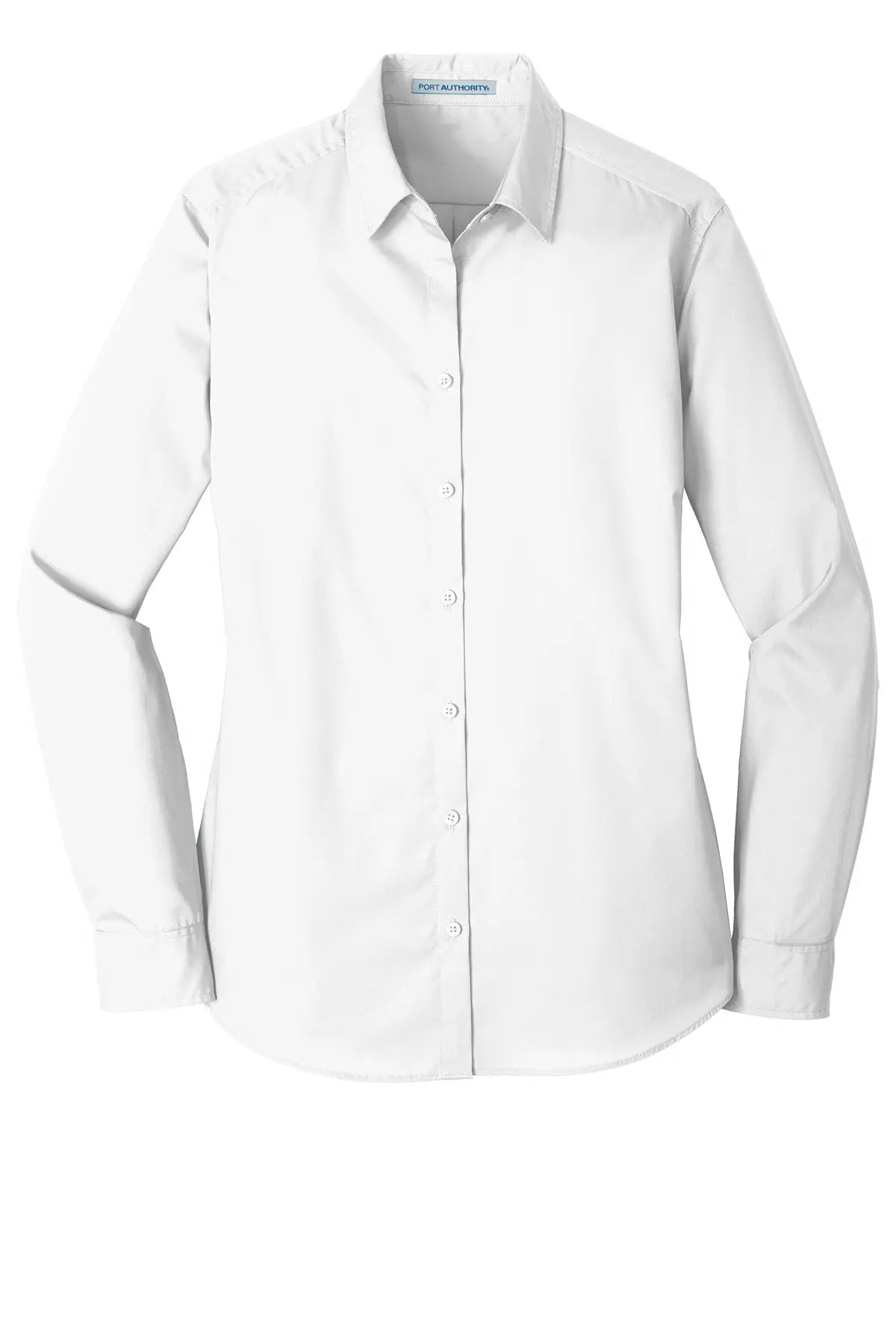 Port Authority® Women's Long Sleeve Carefree Poplin Shirt #LW100