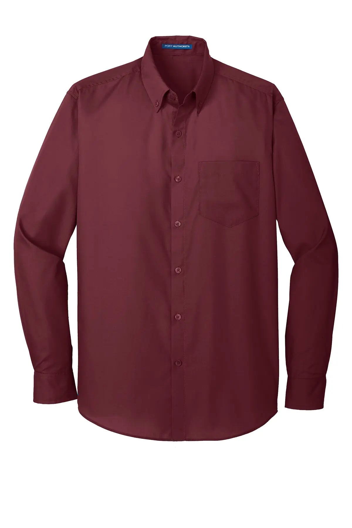 Port Authority® Long Sleeve Carefree Poplin Shirt #W100