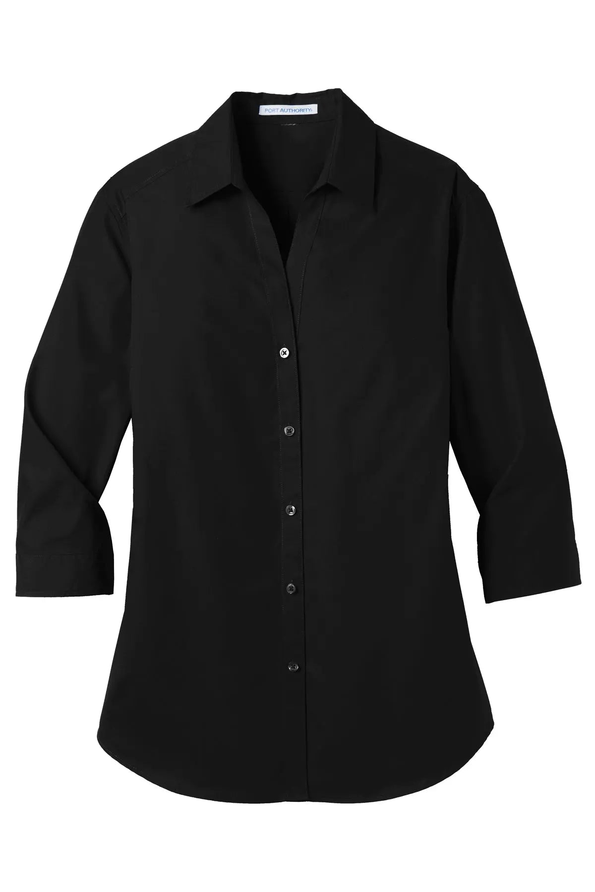 Port Authority® Women's 3/4-Sleeve Carefree Poplin Shirt #LW102