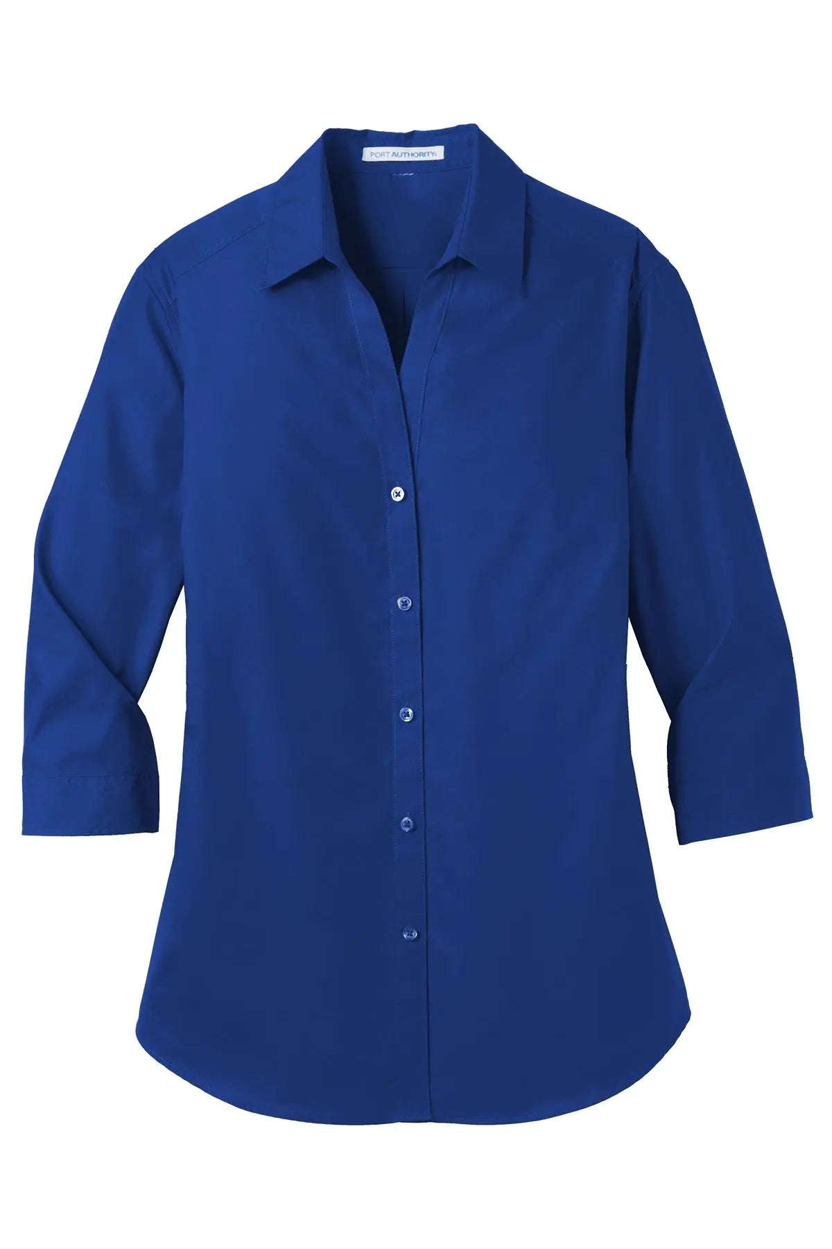 Port Authority® Women's 3/4-Sleeve Carefree Poplin Shirt #LW102