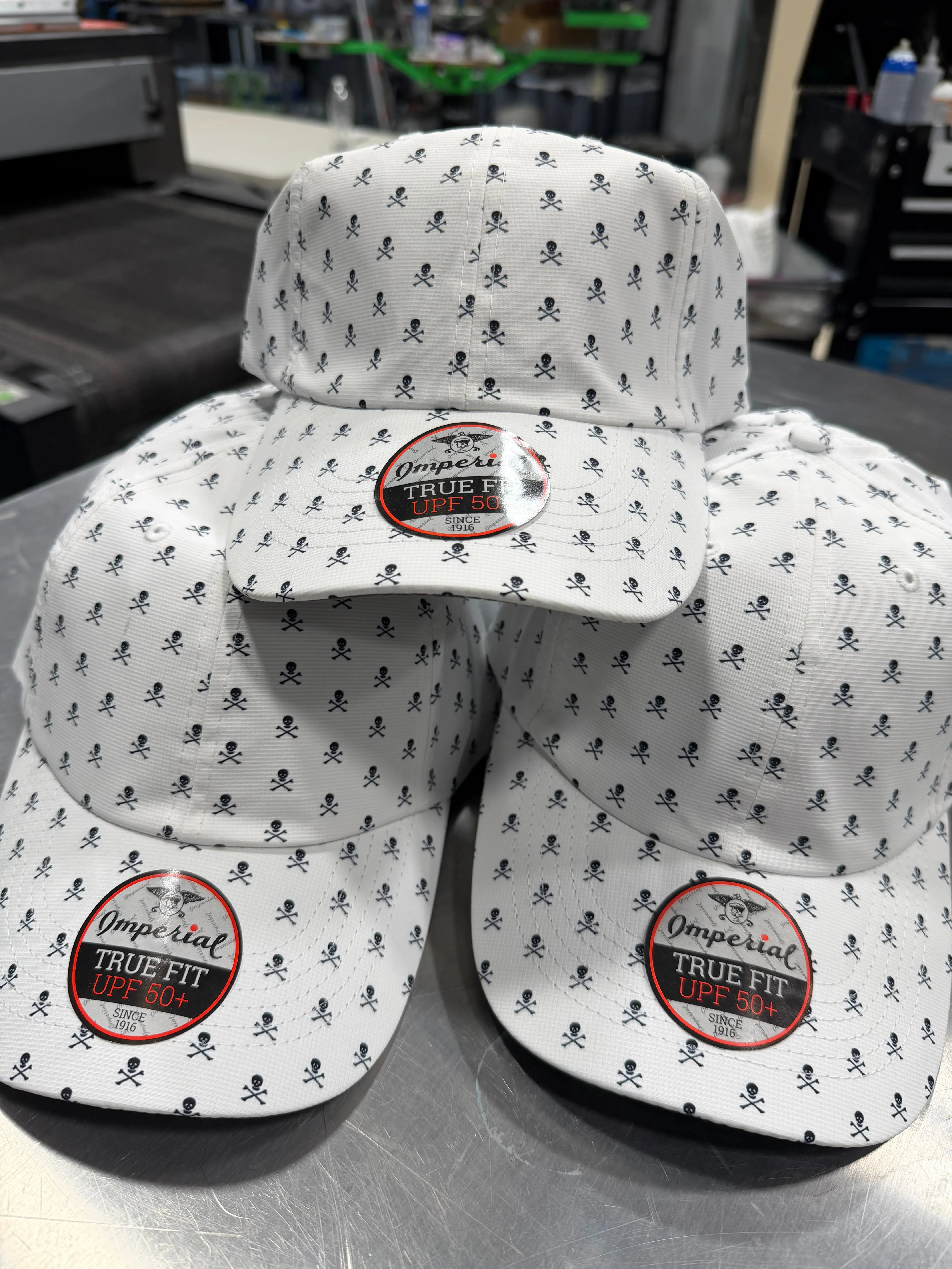 12 Imperial Golf Velcro-Back Caps Game Over Merch