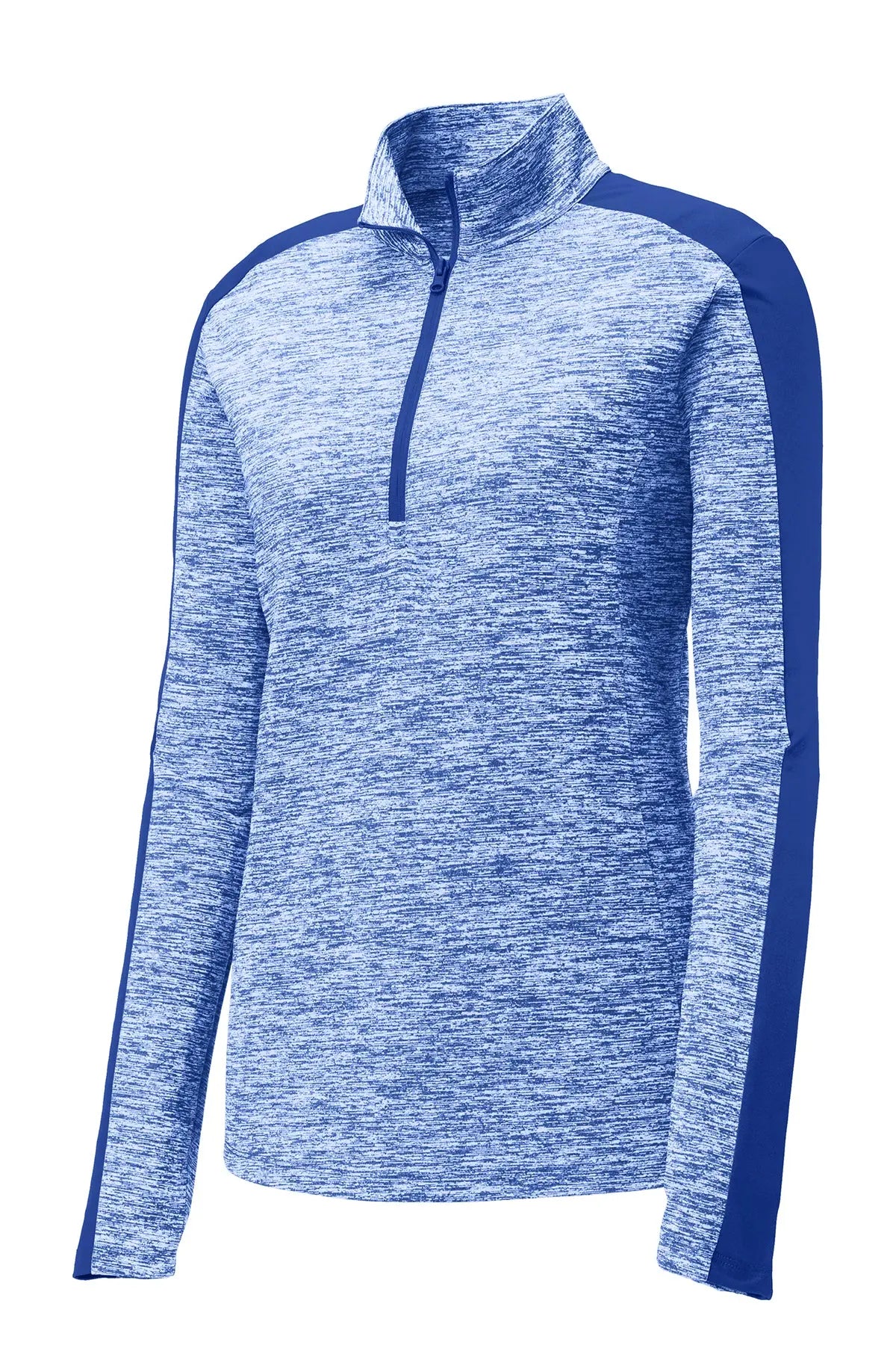 Sport-Tek® Women's PosiCharge® Electric Heather Colorblock 1/4-Zip Pullover #LST397 Game Over Merch