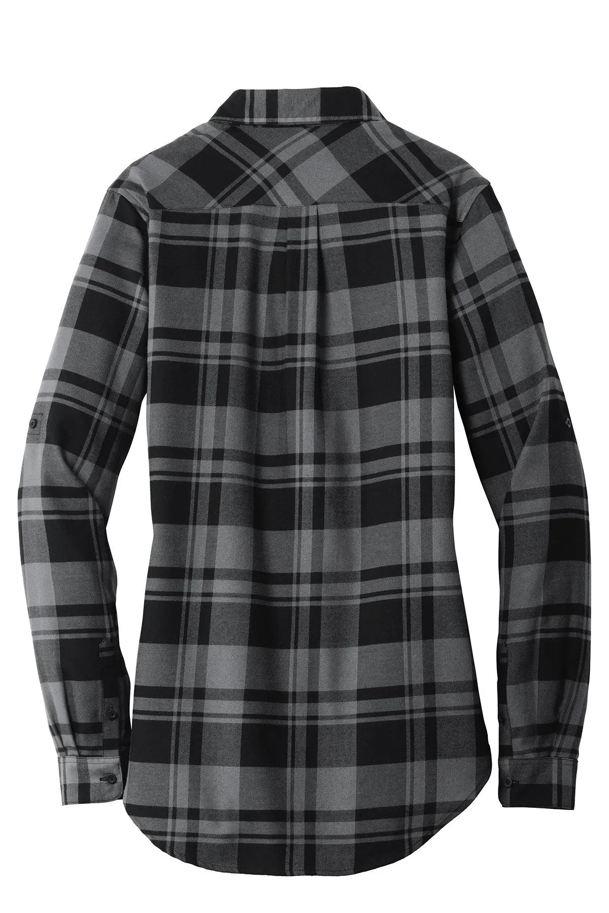 Port Authority® Women's Plaid Flannel Tunic #LW668