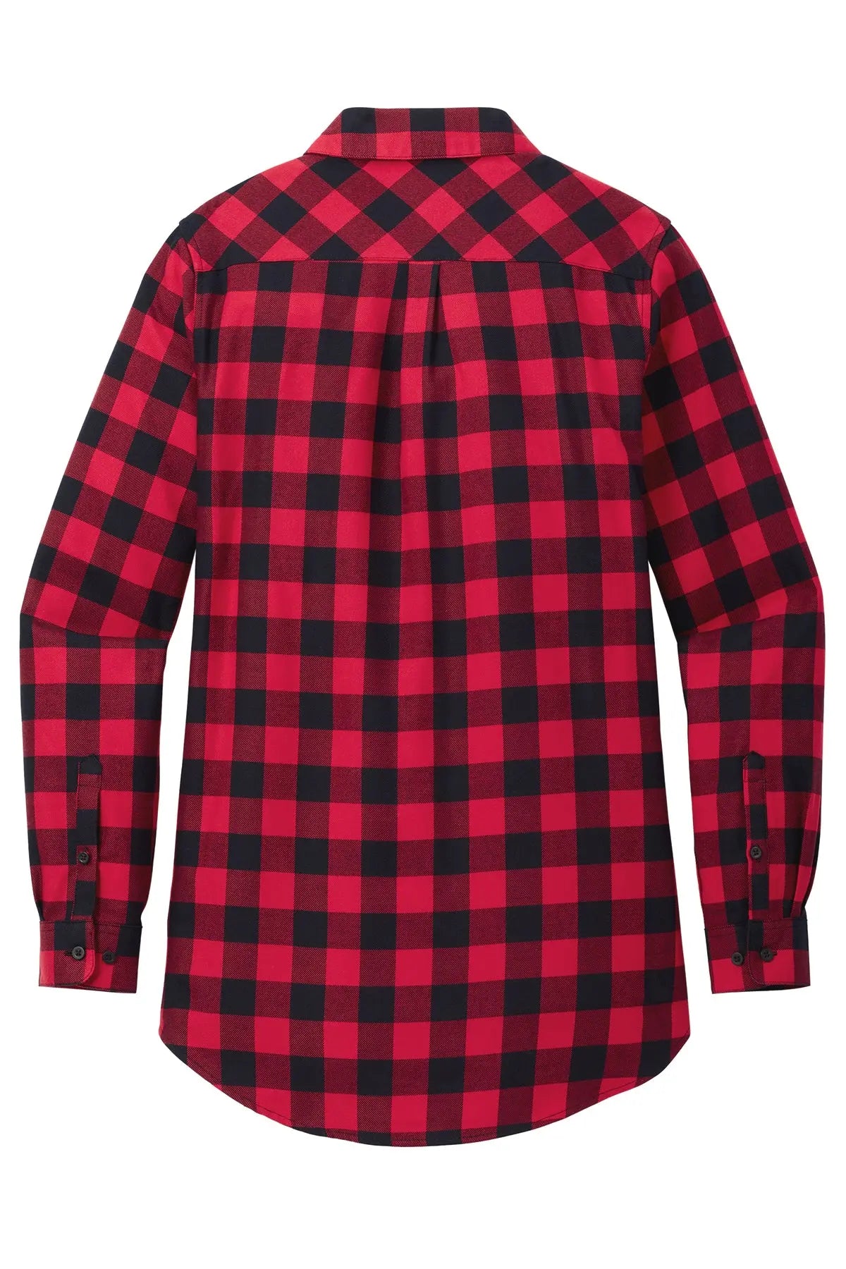 Port Authority® Women's Plaid Flannel Tunic #LW668