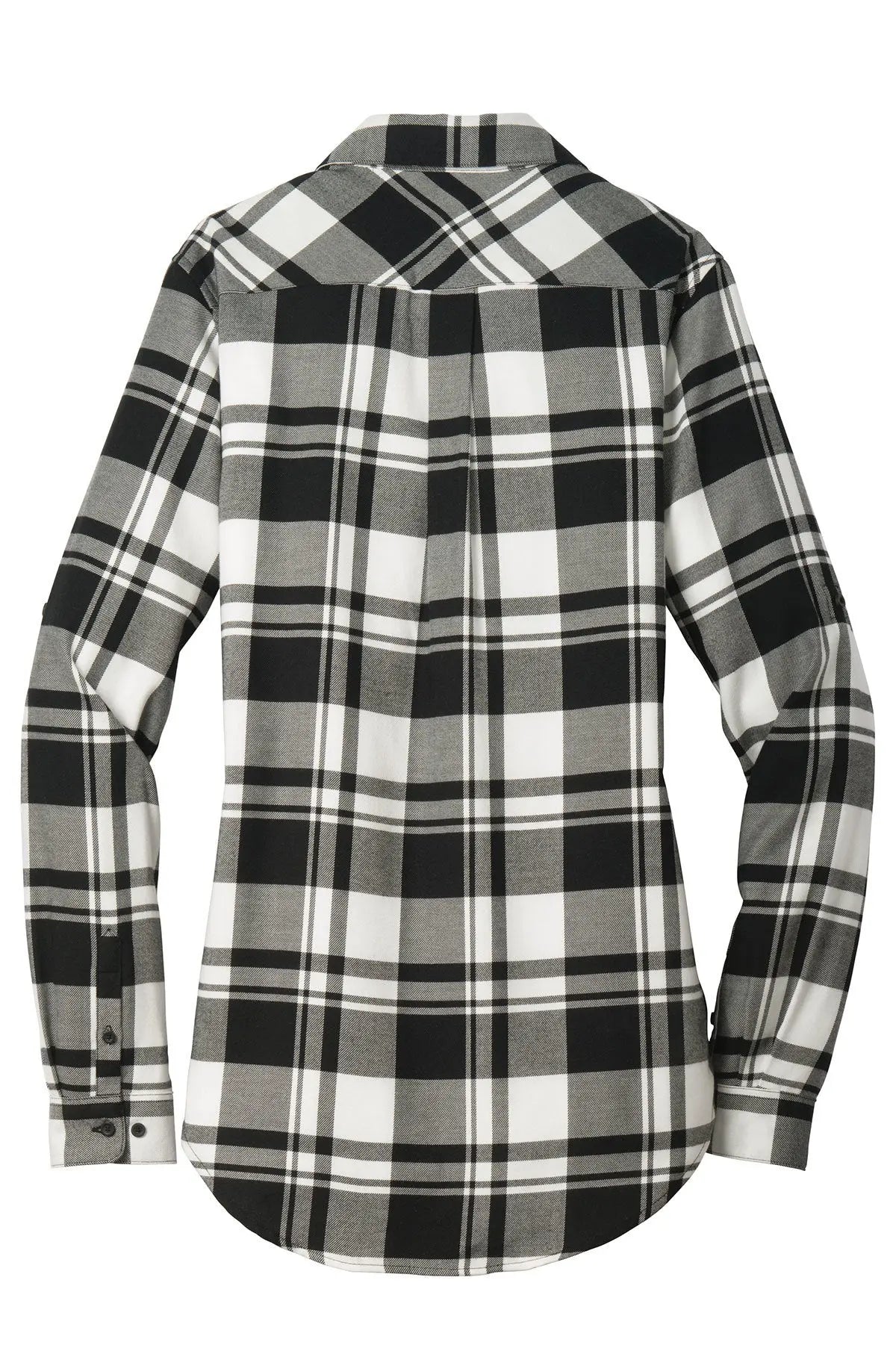 Port Authority® Women's Plaid Flannel Tunic #LW668