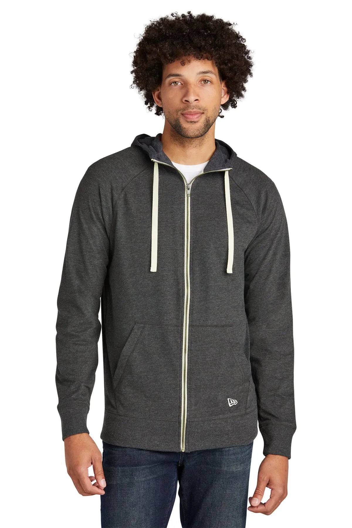 New Era® Sueded Cotton Blend Full-Zip Hoodie #NEA122