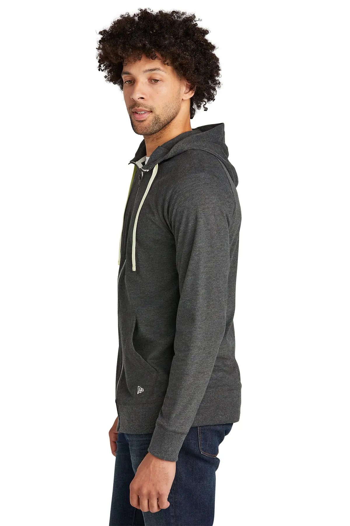 New Era® Sueded Cotton Blend Full-Zip Hoodie #NEA122