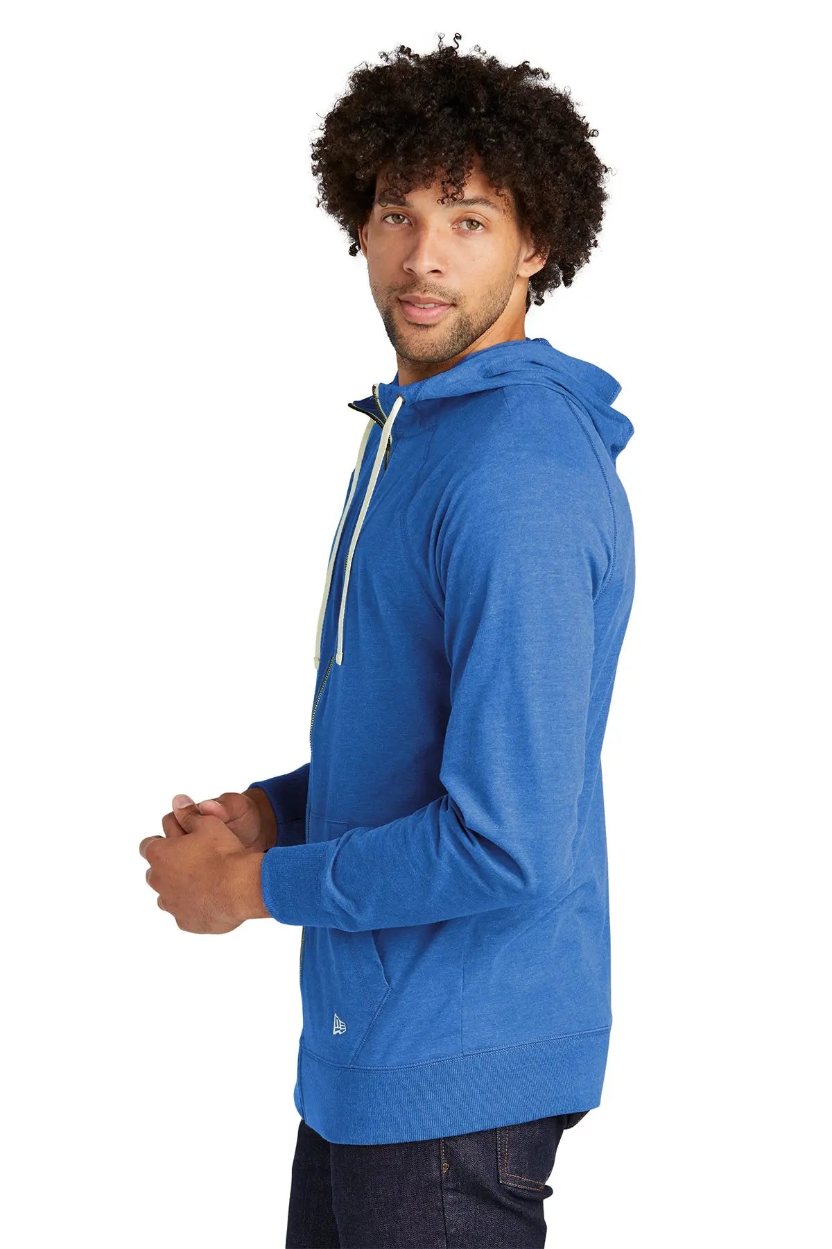New Era® Sueded Cotton Blend Full-Zip Hoodie #NEA122