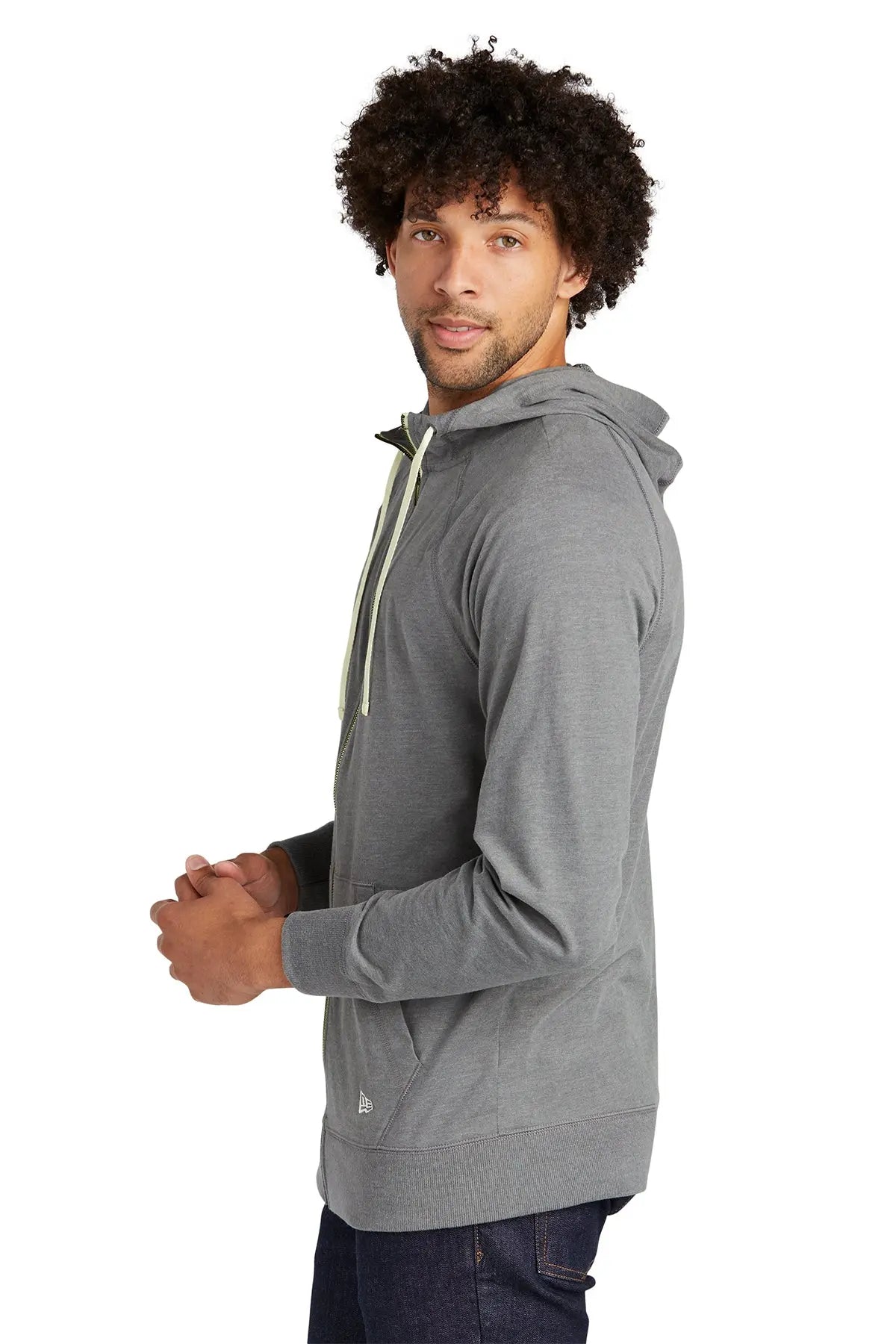 New Era® Sueded Cotton Blend Full-Zip Hoodie #NEA122