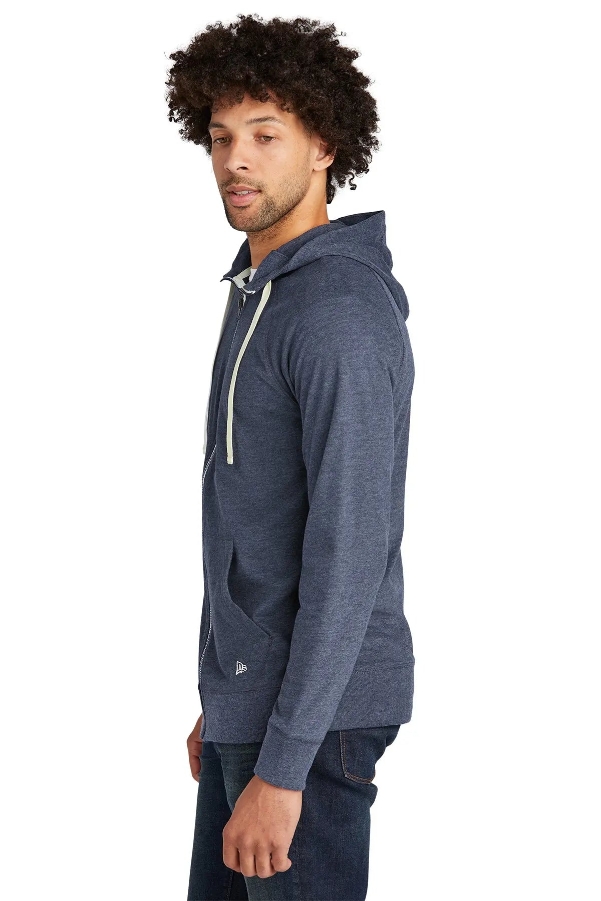 New Era® Sueded Cotton Blend Full-Zip Hoodie #NEA122