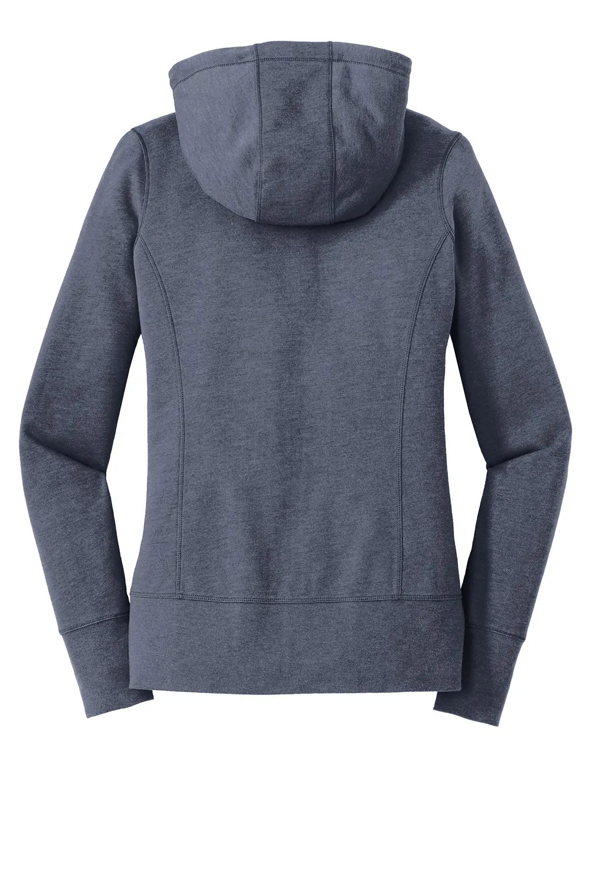 New Era® Women's Tri-Blend Fleece Full-Zip Hoodie Brand Logo #LNEA511