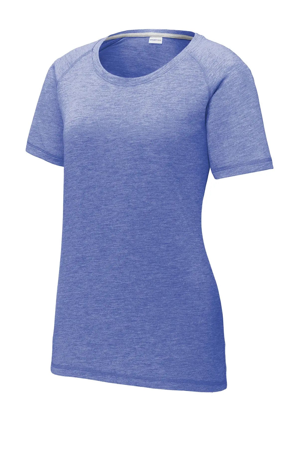 Sport-Tek® Women's PosiCharge® Tri-Blend Wicking Scoop Neck Raglan Tee #LST400