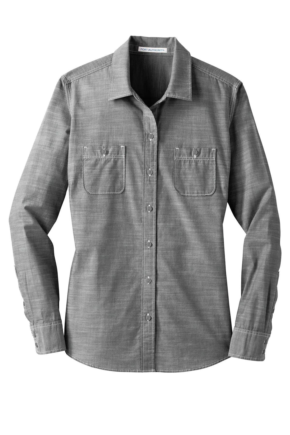 Port Authority® Women's Slub Chambray Shirt #LW380