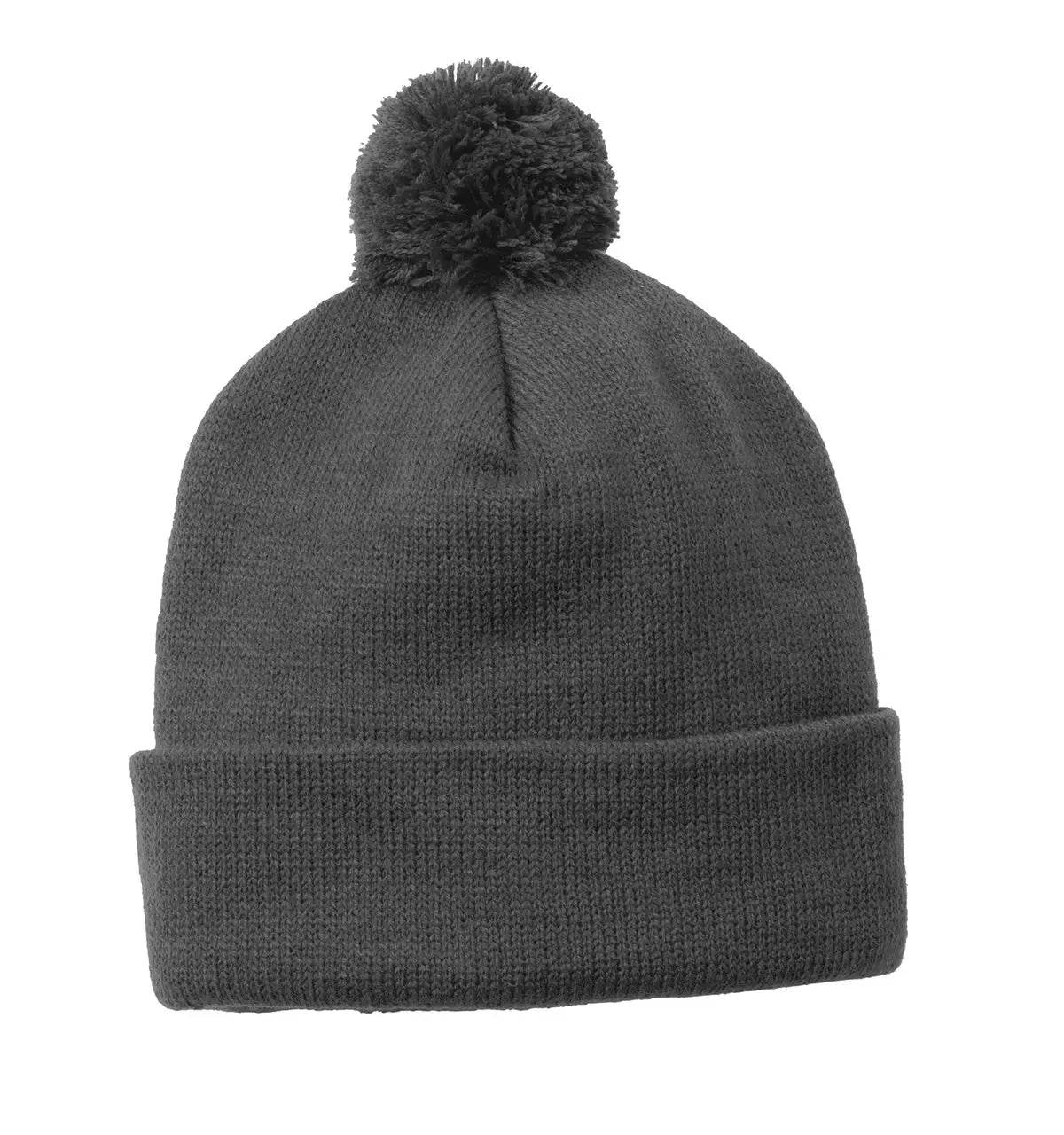 Sport-Tek ® Solid Pom Pom Beanie #STC37 Game Over Merch