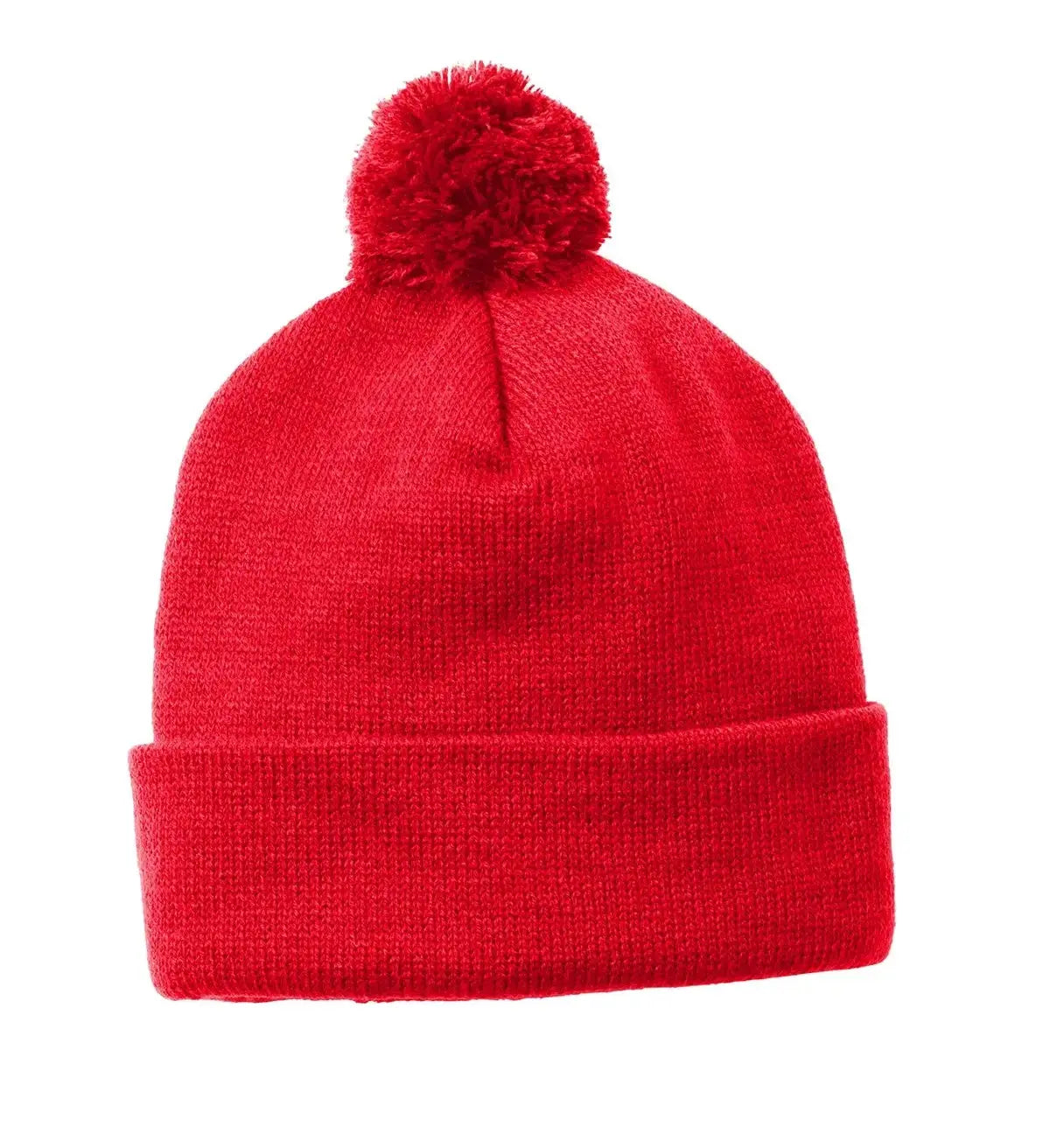 Sport-Tek ® Solid Pom Pom Beanie #STC37 Game Over Merch