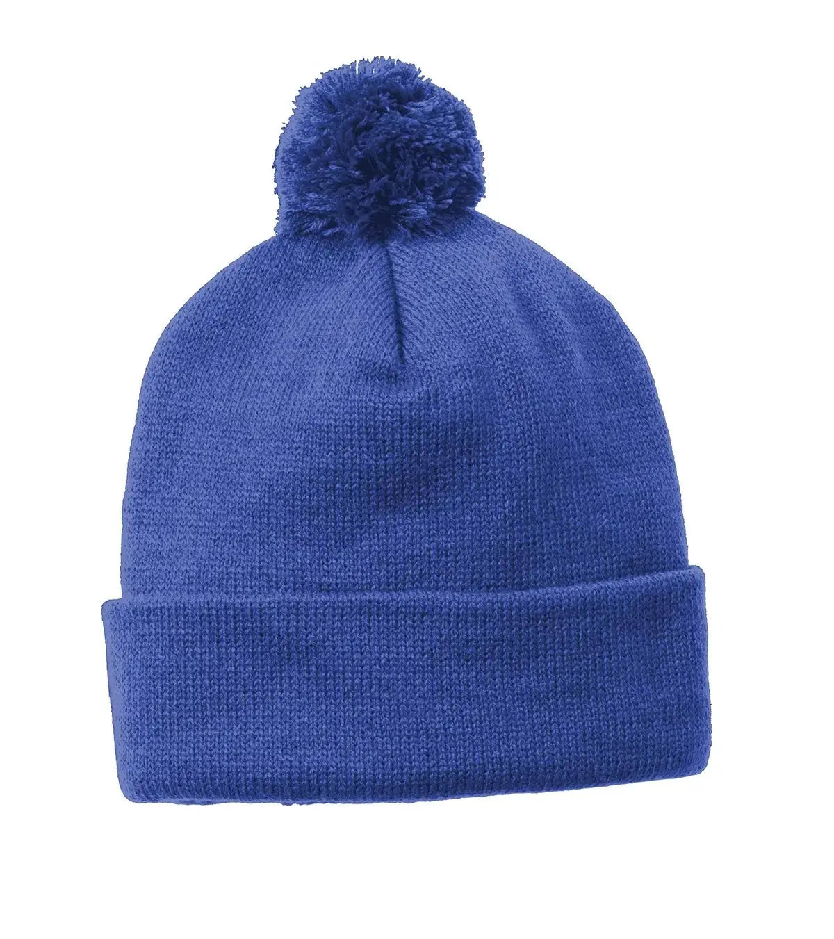 Sport-Tek ® Solid Pom Pom Beanie #STC37 Game Over Merch