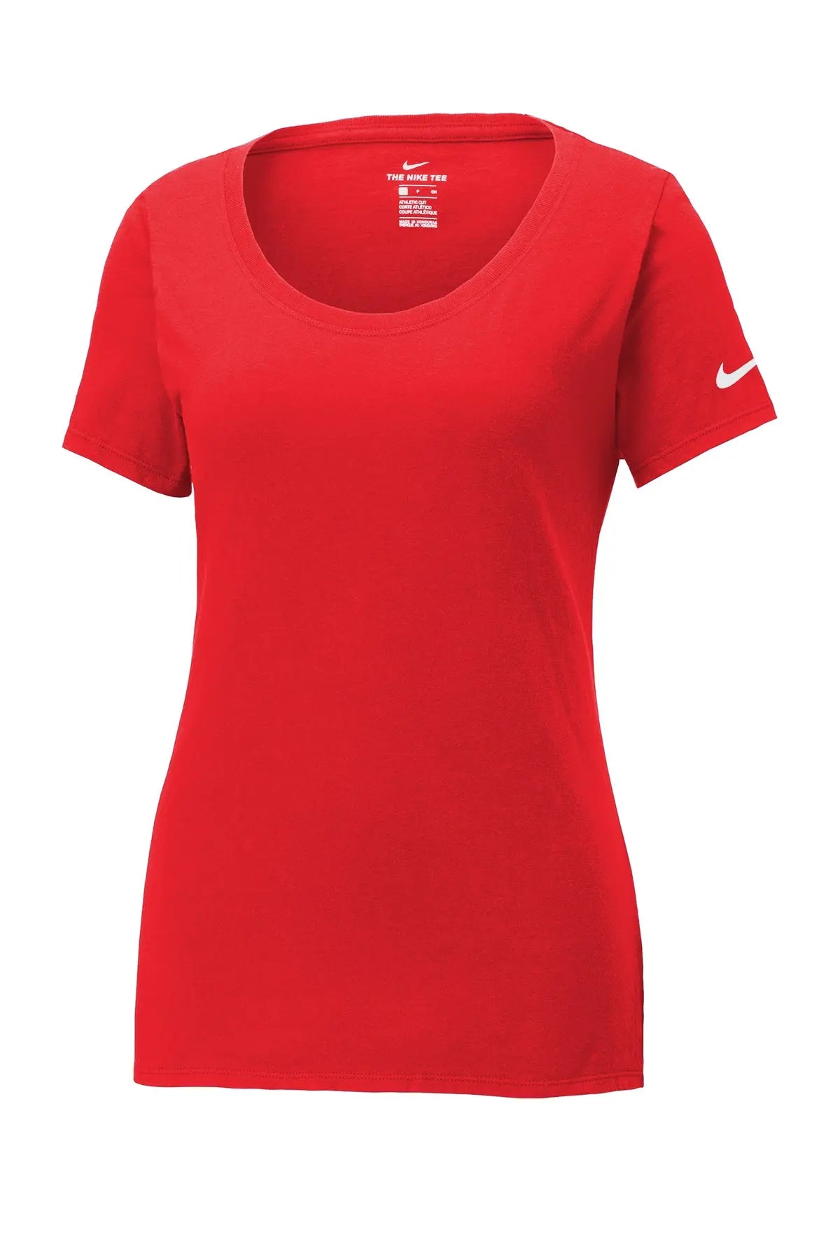 Nike Women's Dri-FIT Cotton/Poly Scoop Neck Tee #NKBQ5234
